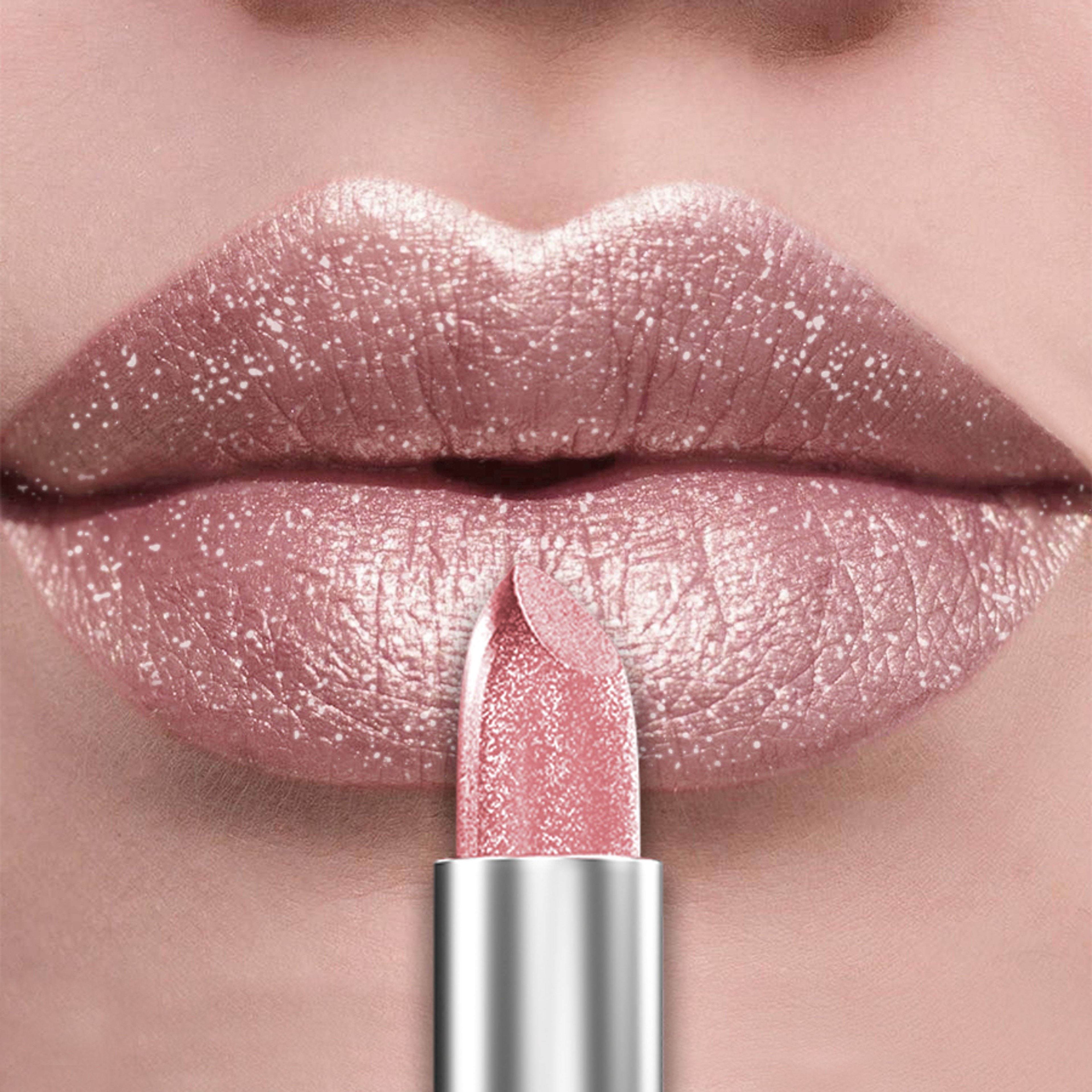 Pearlescent Metallic Lipstick, Bold & Intense Glitter Shiny Lip Tint, Long Lasting Matte Lip Makeup, Gifts for Senior – view 11