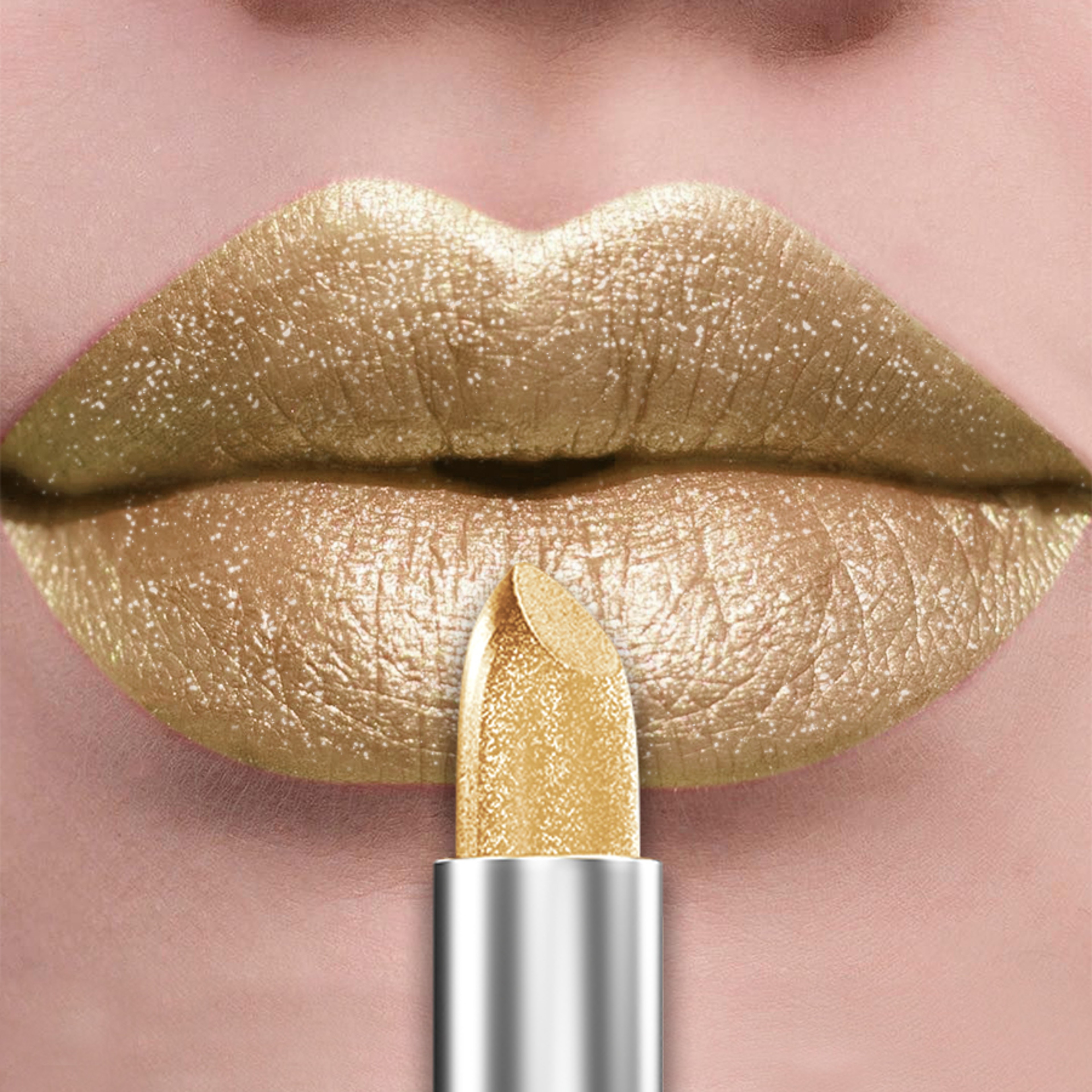 Pearlescent Metallic Lipstick, Bold & Intense Glitter Shiny Lip Tint, Long Lasting Matte Lip Makeup, Gifts for Senior – view 13