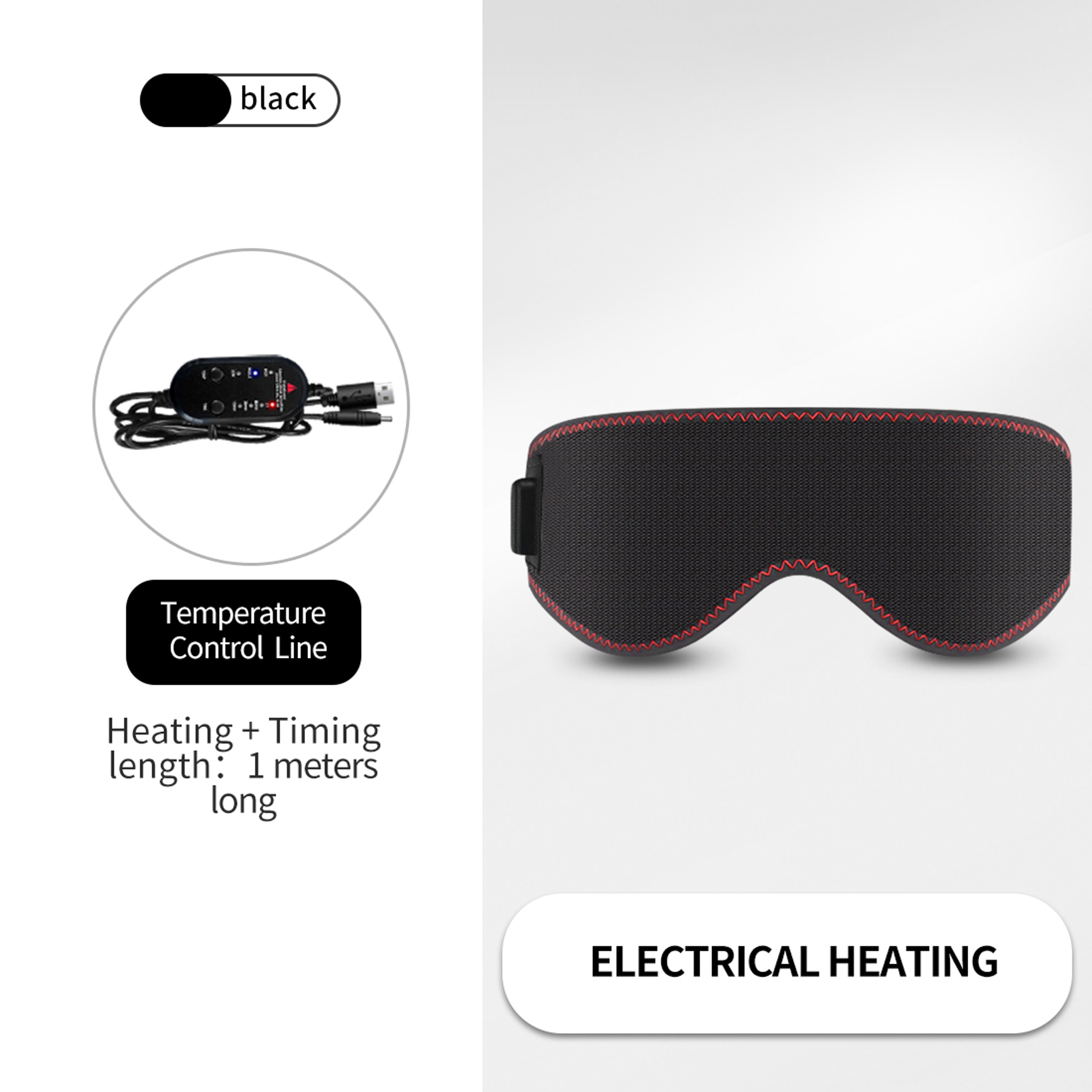 Heated Eye Mask for Dry Eyes, Hot Compress for Sleep, 3 Heat Levels, Warm Compress to Reduce Dark Circles – view 6