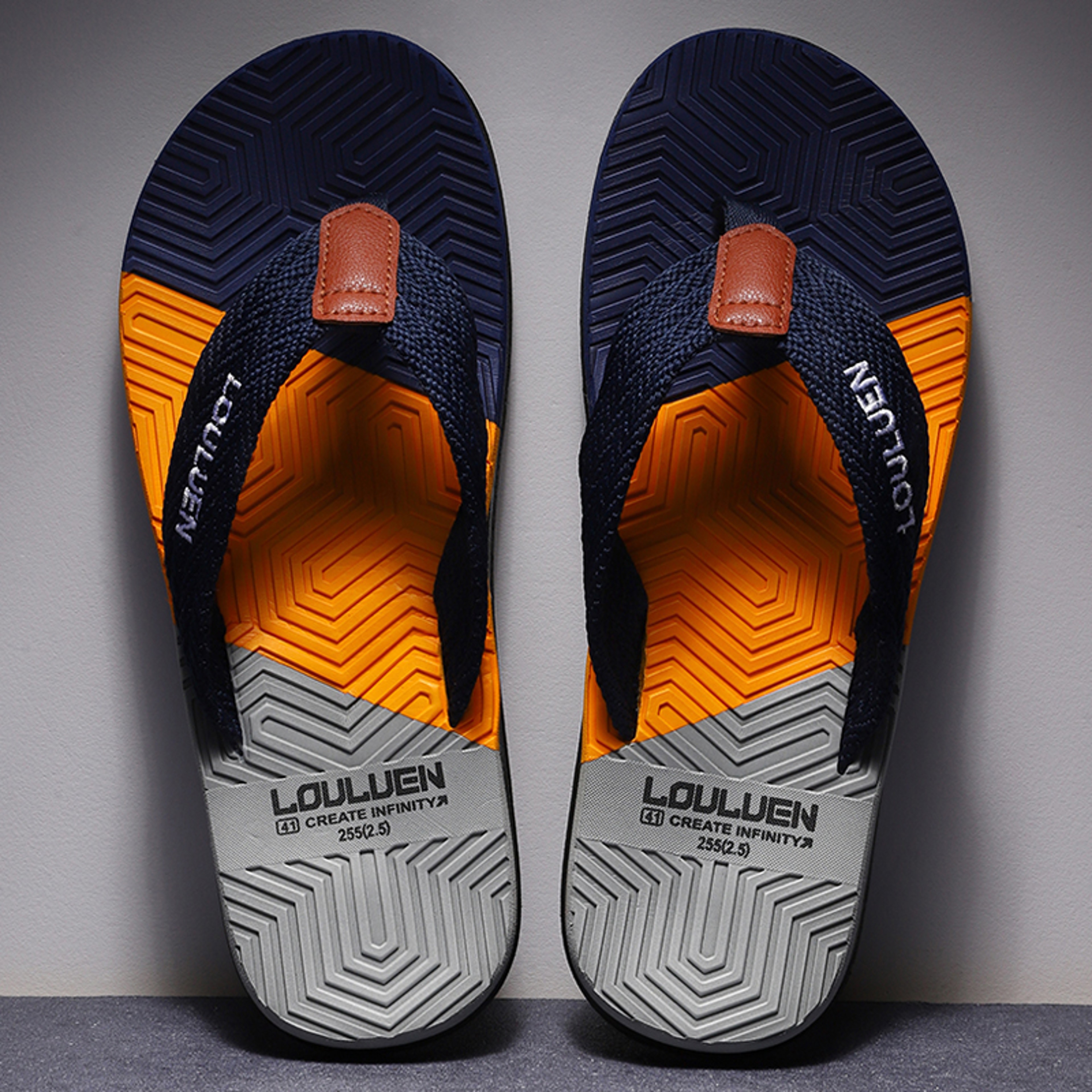 High Quality Hot Sale Men Flip Flops, Casual Beach Slippers, Summer Outdoor Flip Flops, Fashionable Breathable Men Flip – view 1