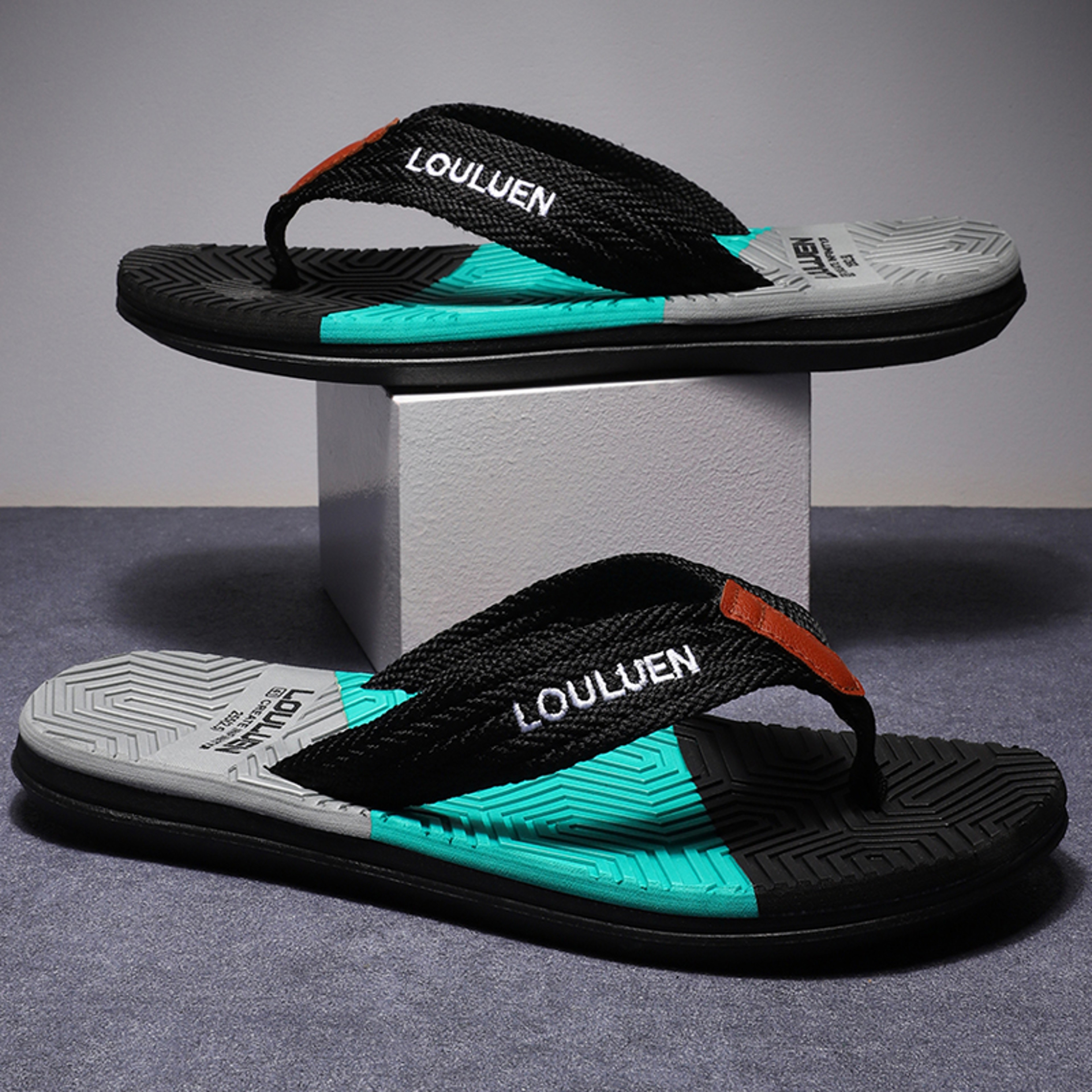 High Quality Hot Sale Men Flip Flops, Casual Beach Slippers, Summer Outdoor Flip Flops, Fashionable Breathable Men Flip – view 8