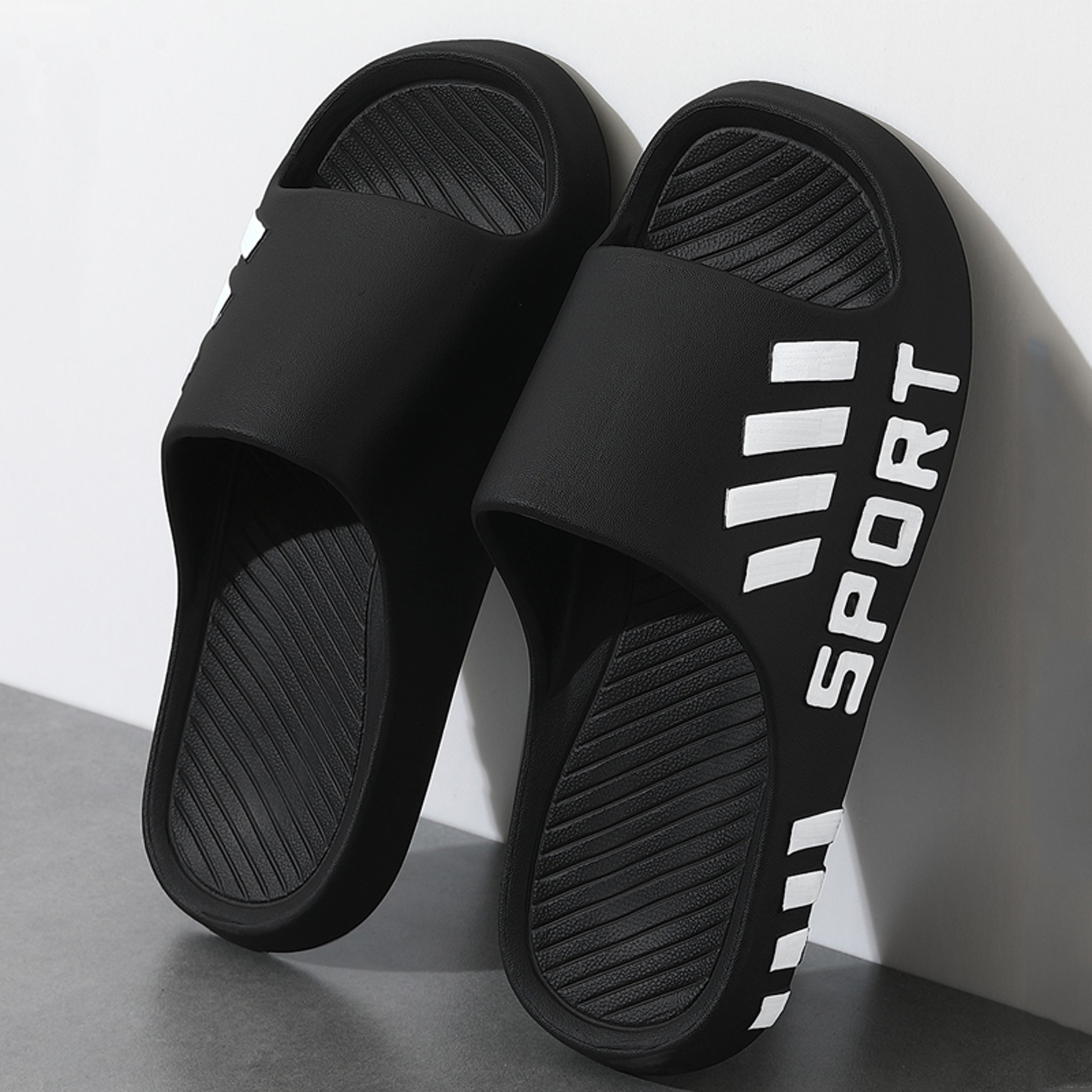 Summer NonSlip Men Shower Slipper Thick Sole Male Slides Summer Fashion Slippers For Men Indoor Out 0