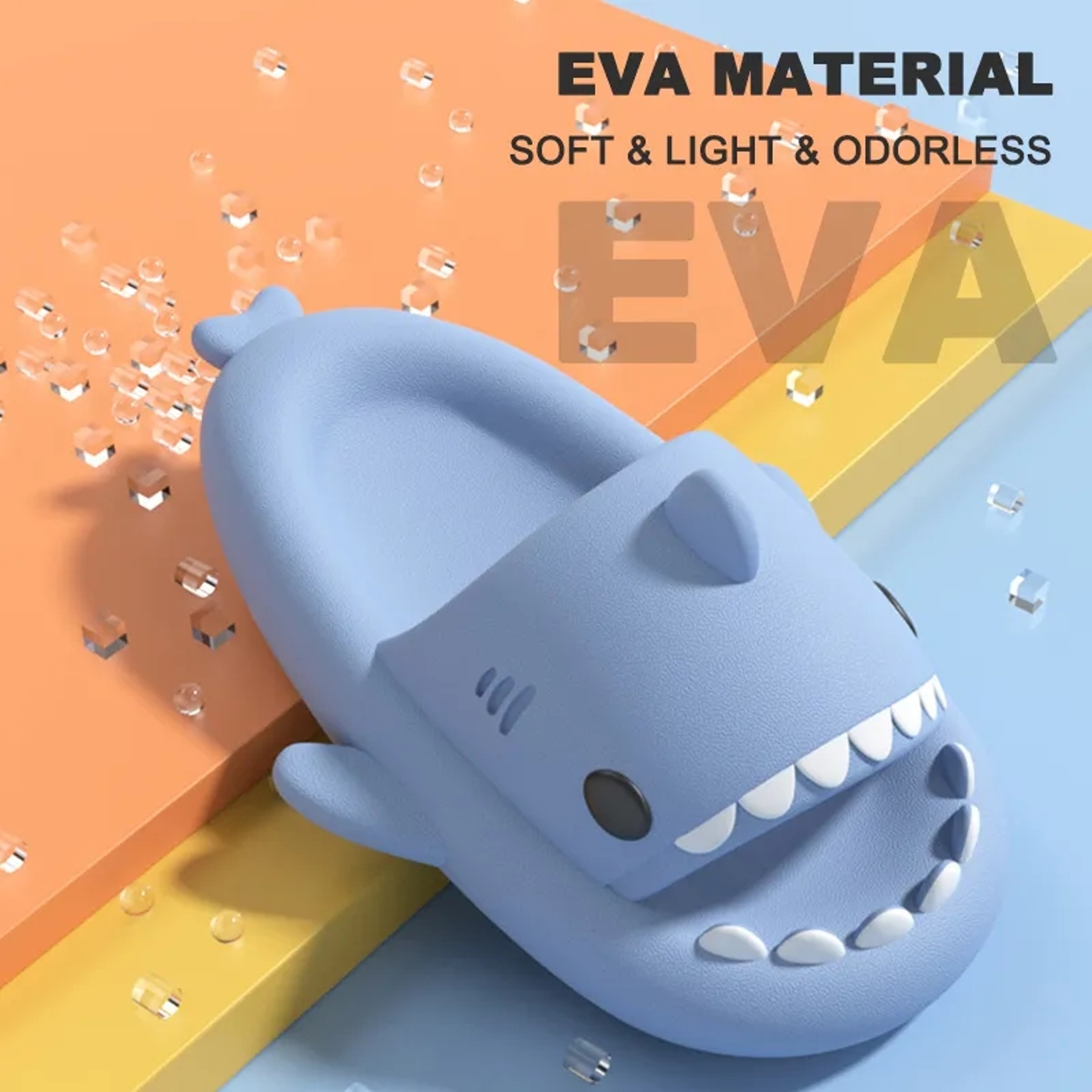 Women Summer Cute Shark Slippers Nonslip EVA Flip Flops Outdoor Slides For Men Girls Boys Beach Sho 5