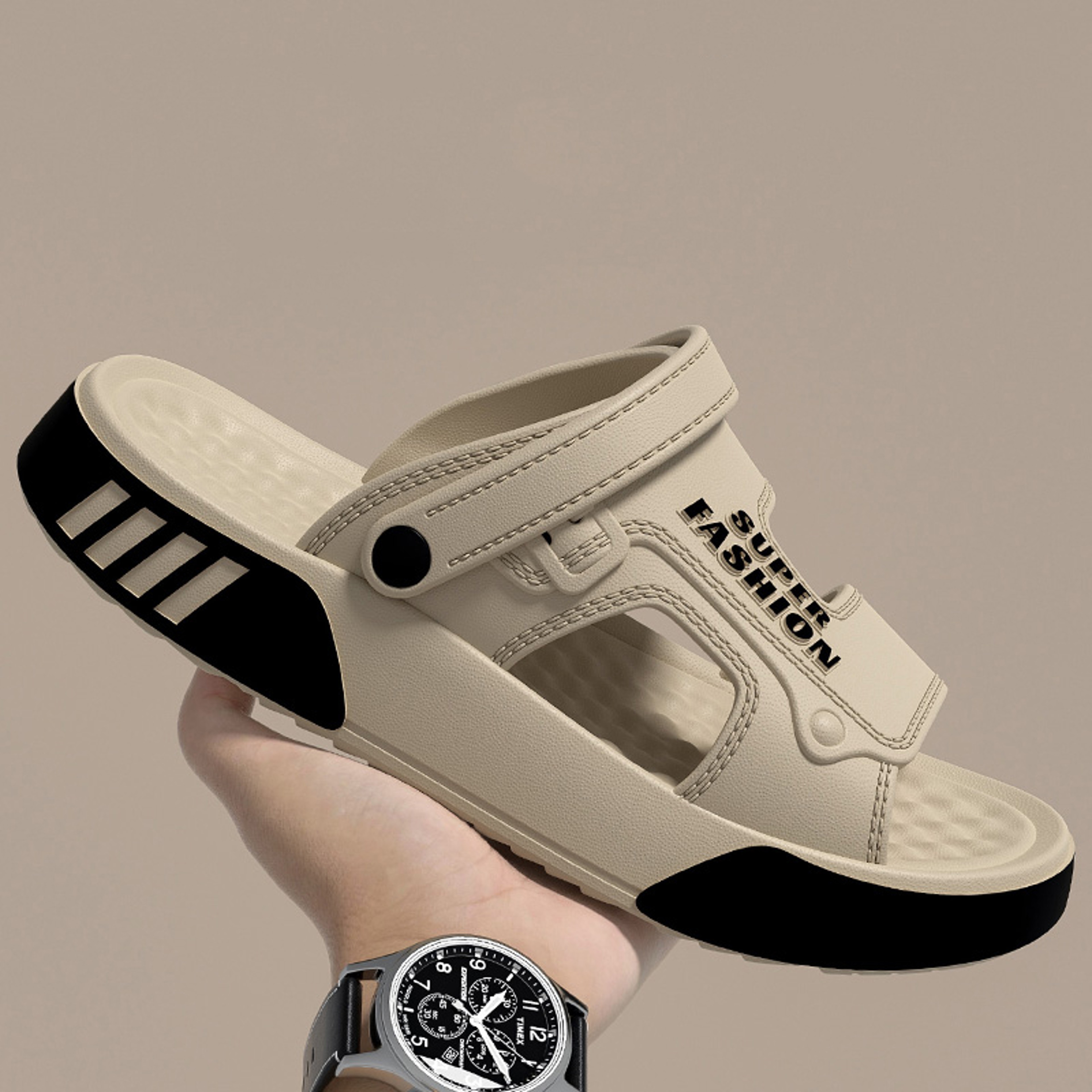 Softsoled Platform Men Slippers Summer Sandals Outdoor Walking Beach Flip Flops Comfortable Home Sh 1