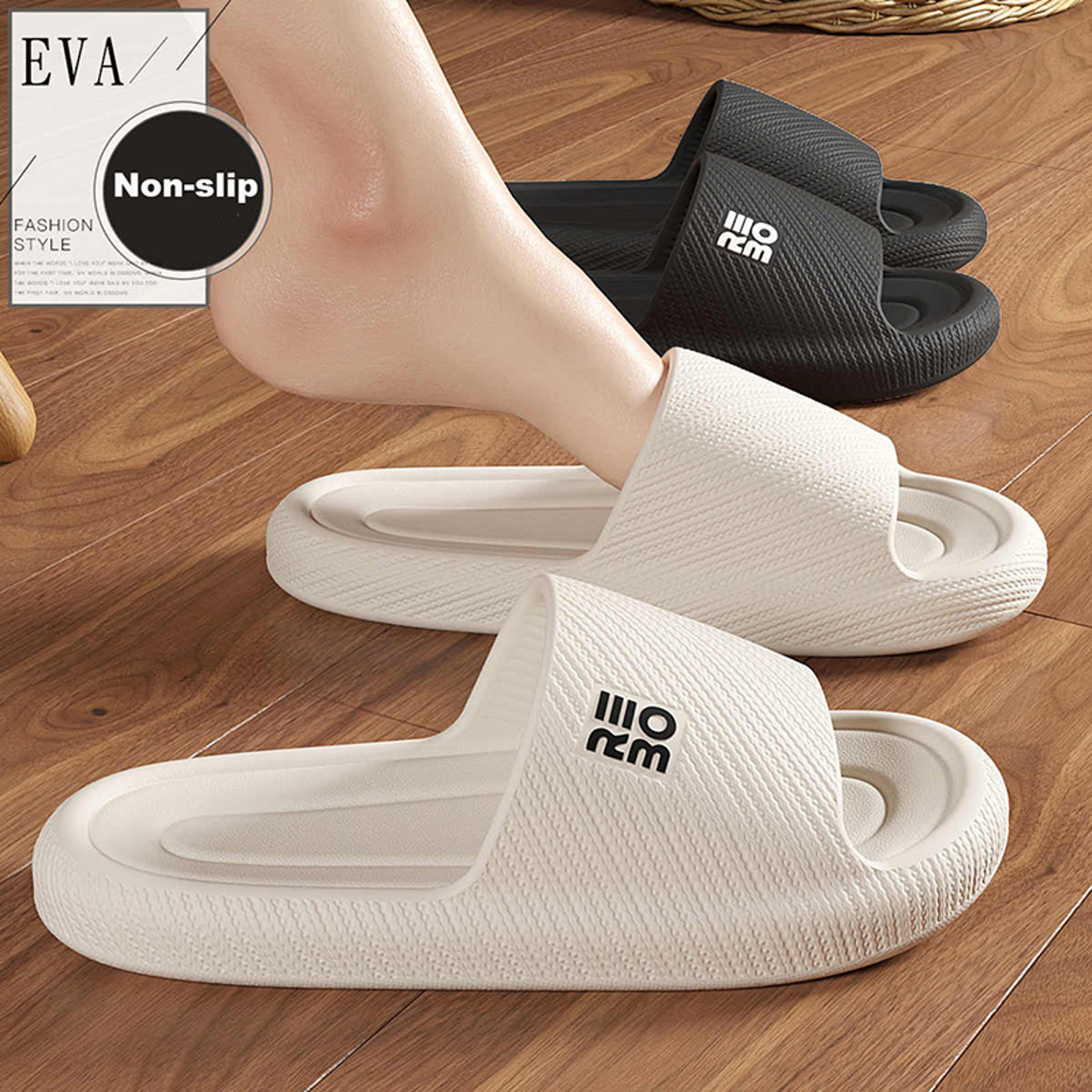 Summer Fashion Slippers For Men Cloud Slippers Home Flat Sandals Massage Flip Flops Indoor Bathroom