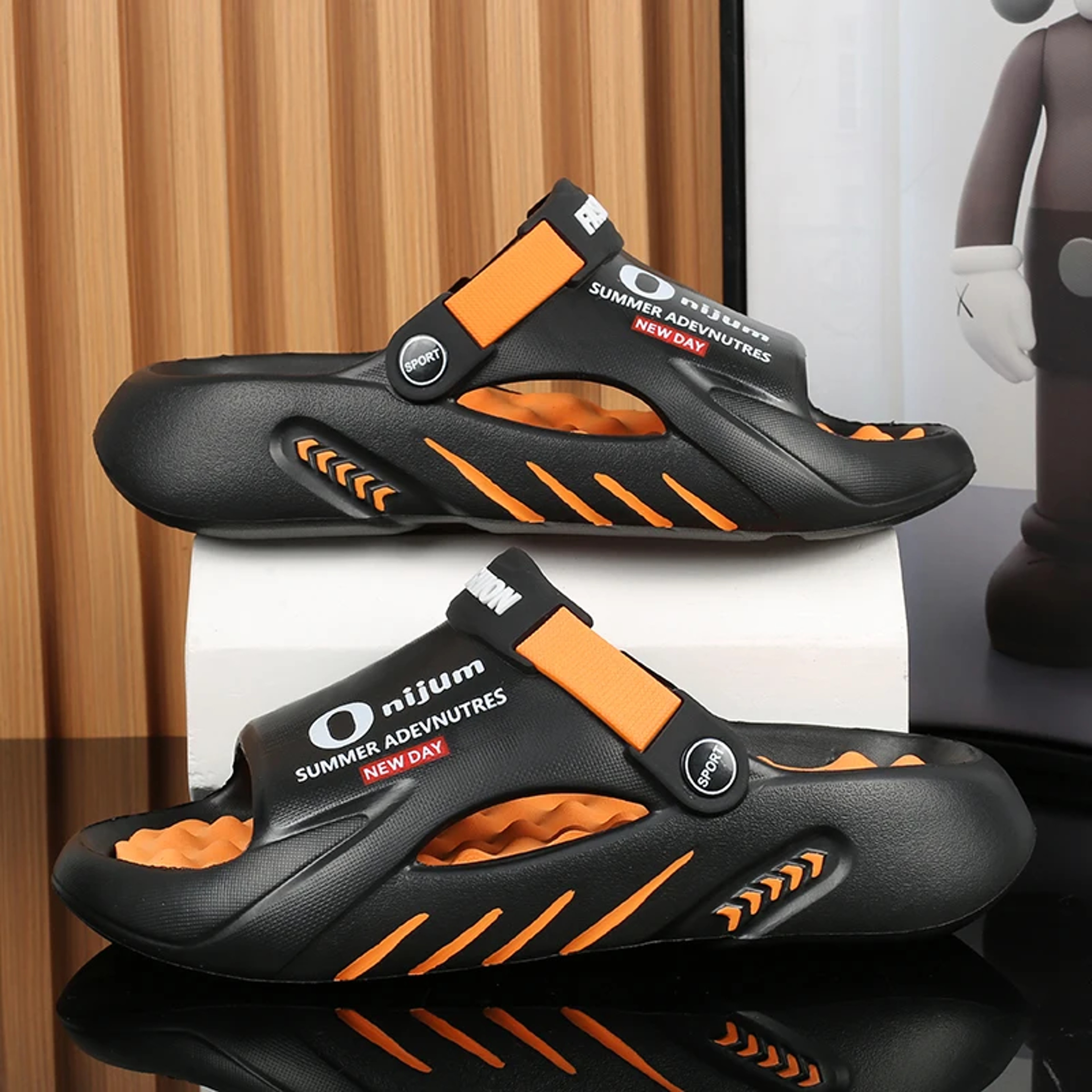 Men Slippers Hot Sale Summer EVA Softsoled Platform Slides Walking Sandals Beach Shoes Outdoor Snea 7