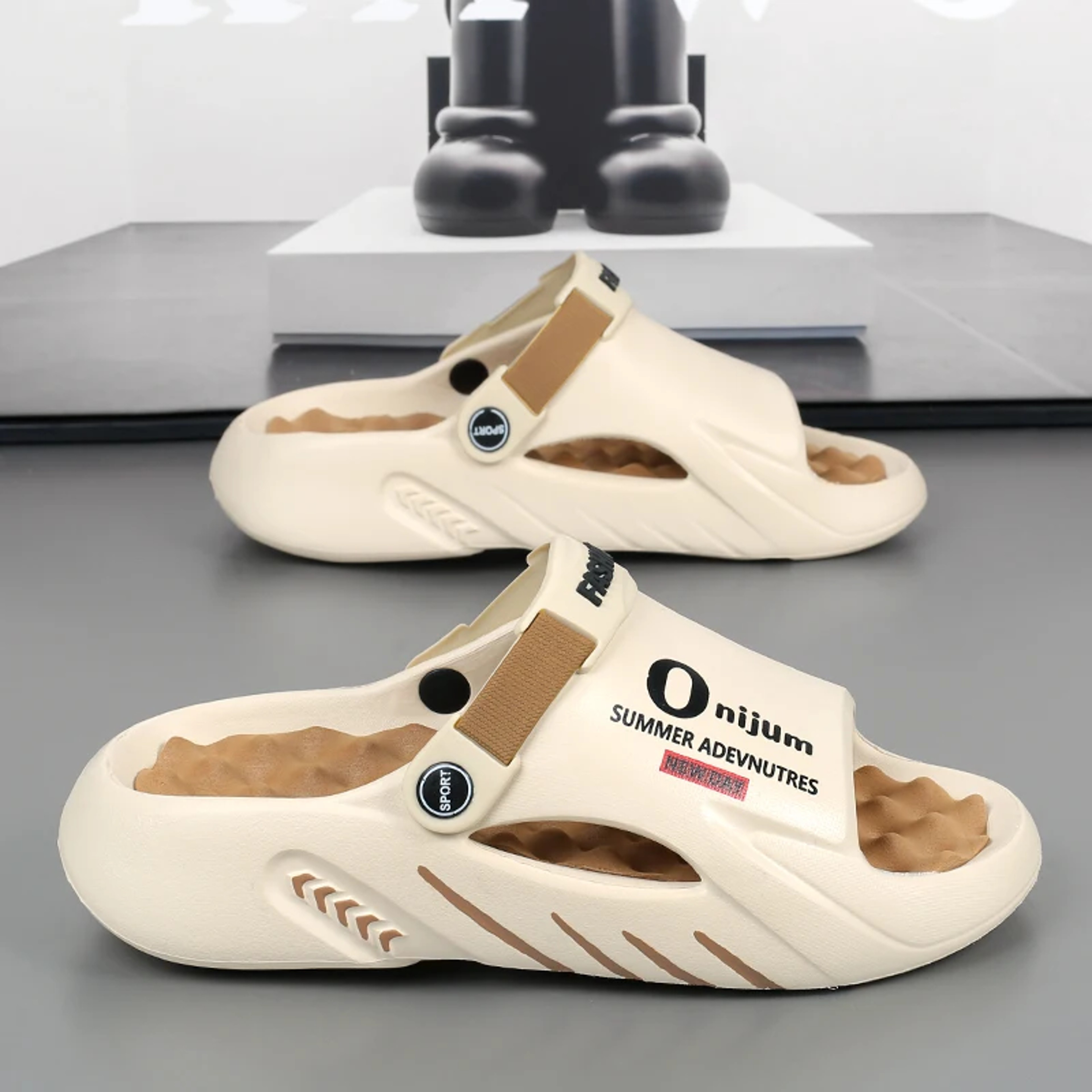 Men Slippers Hot Sale Summer EVA Softsoled Platform Slides Walking Sandals Beach Shoes Outdoor Snea 3