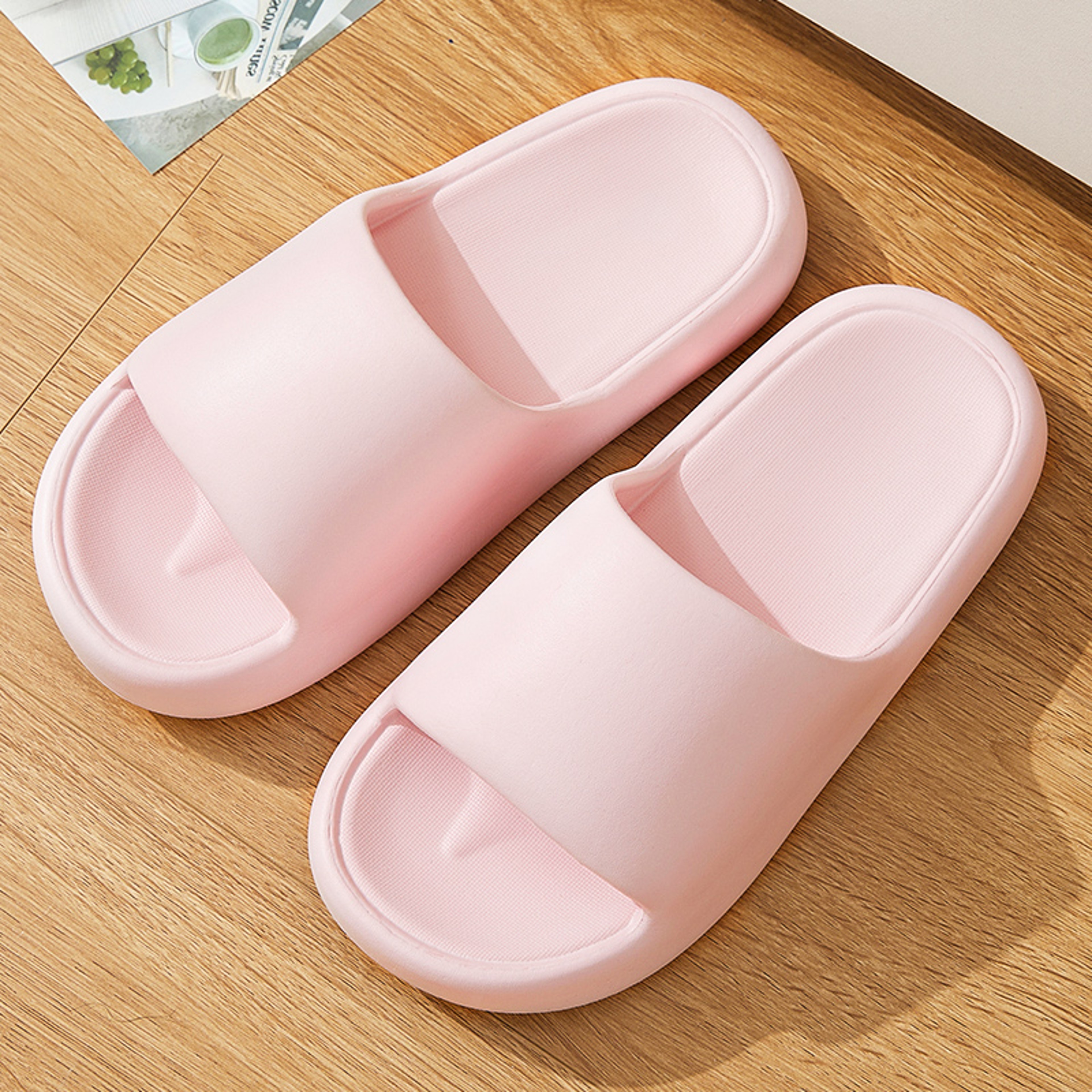 Women Lightweight Platform Slippers, Non-Slip Beach Flip Flops, Comfortable Indoor Slides, Super Soft Shower Shoes – view 5
