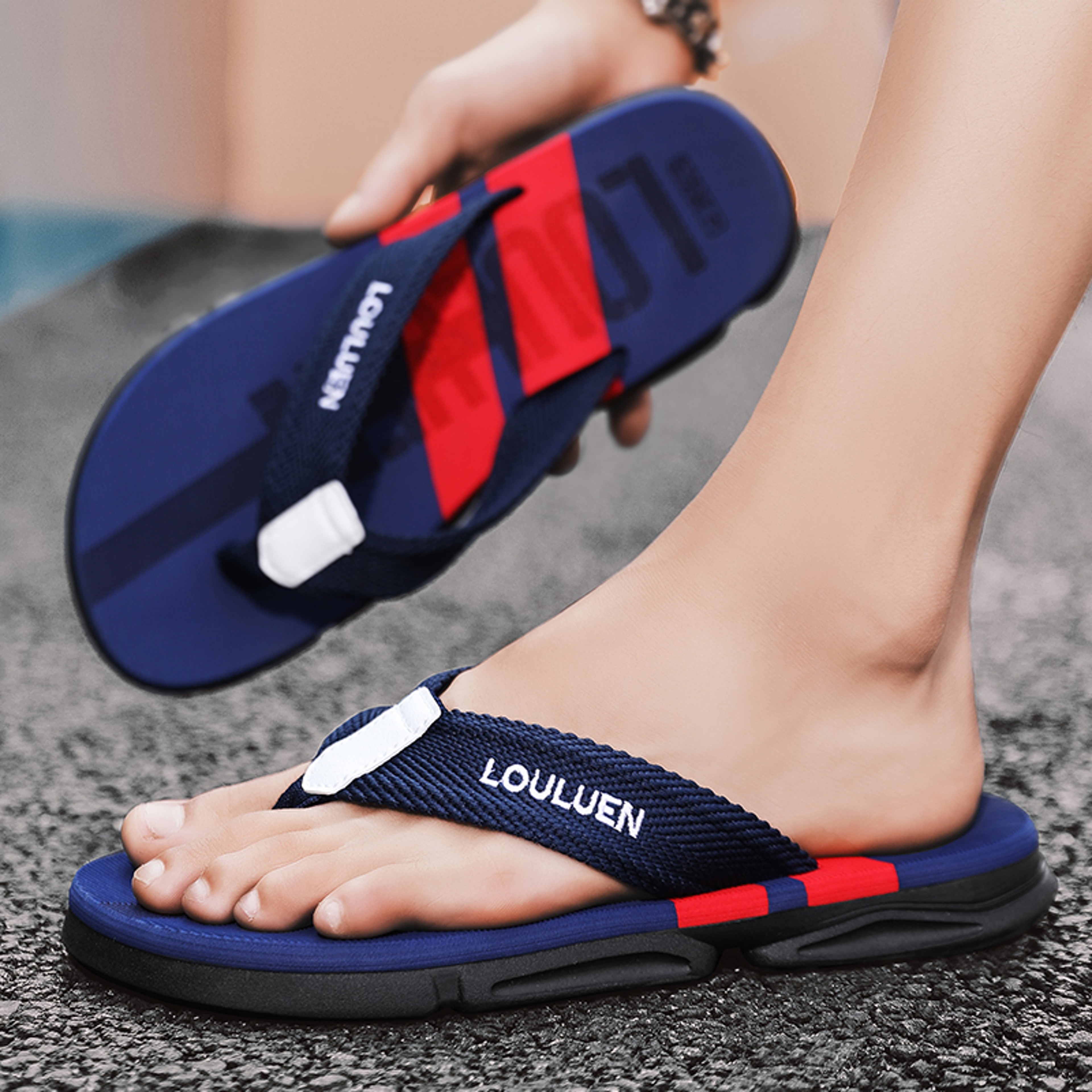 Summer Beach Flip Flops Men Casual High Quality Fashion Men Flip Flops Breathable Antiskid Beach Sl 2