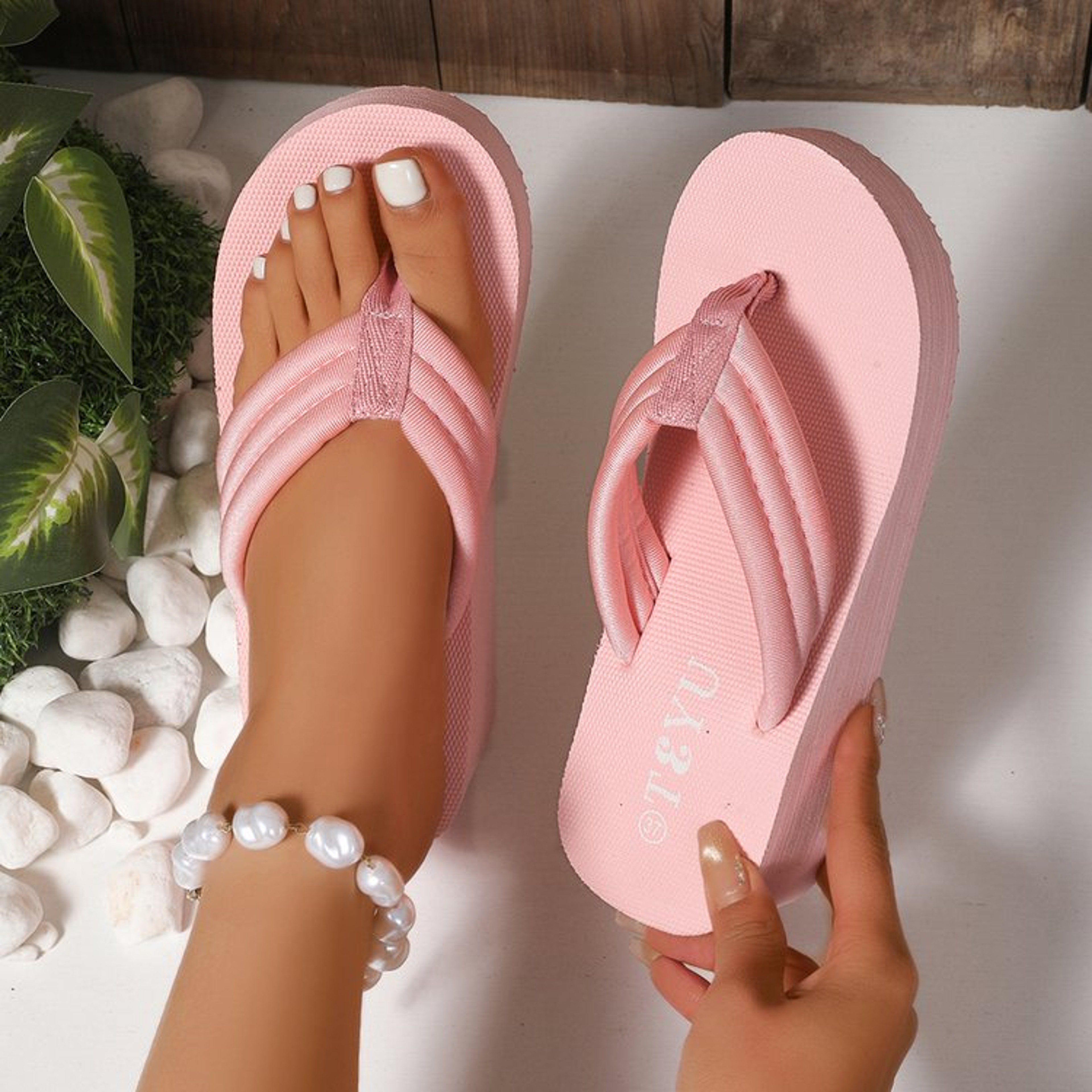 Womens Ultra Light Flip Flops Slides Soft Sandals For Beach Pool Vacation QuickDry Indoor  Outdoor  1
