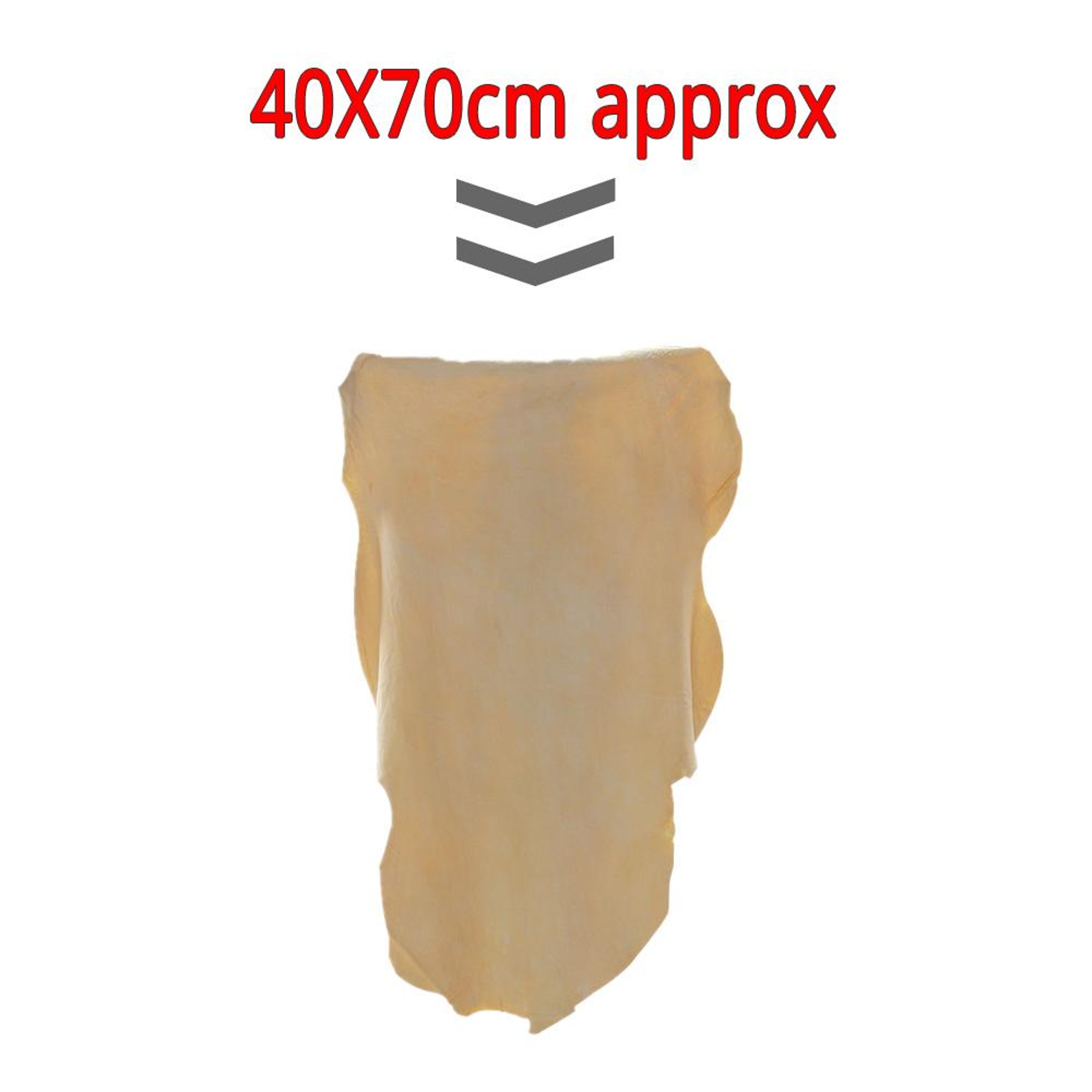 Genuine Leather Chamois  Free Shape Cleaning Cloth For Car Auto Home Care Motorcycle Natural Drying 5