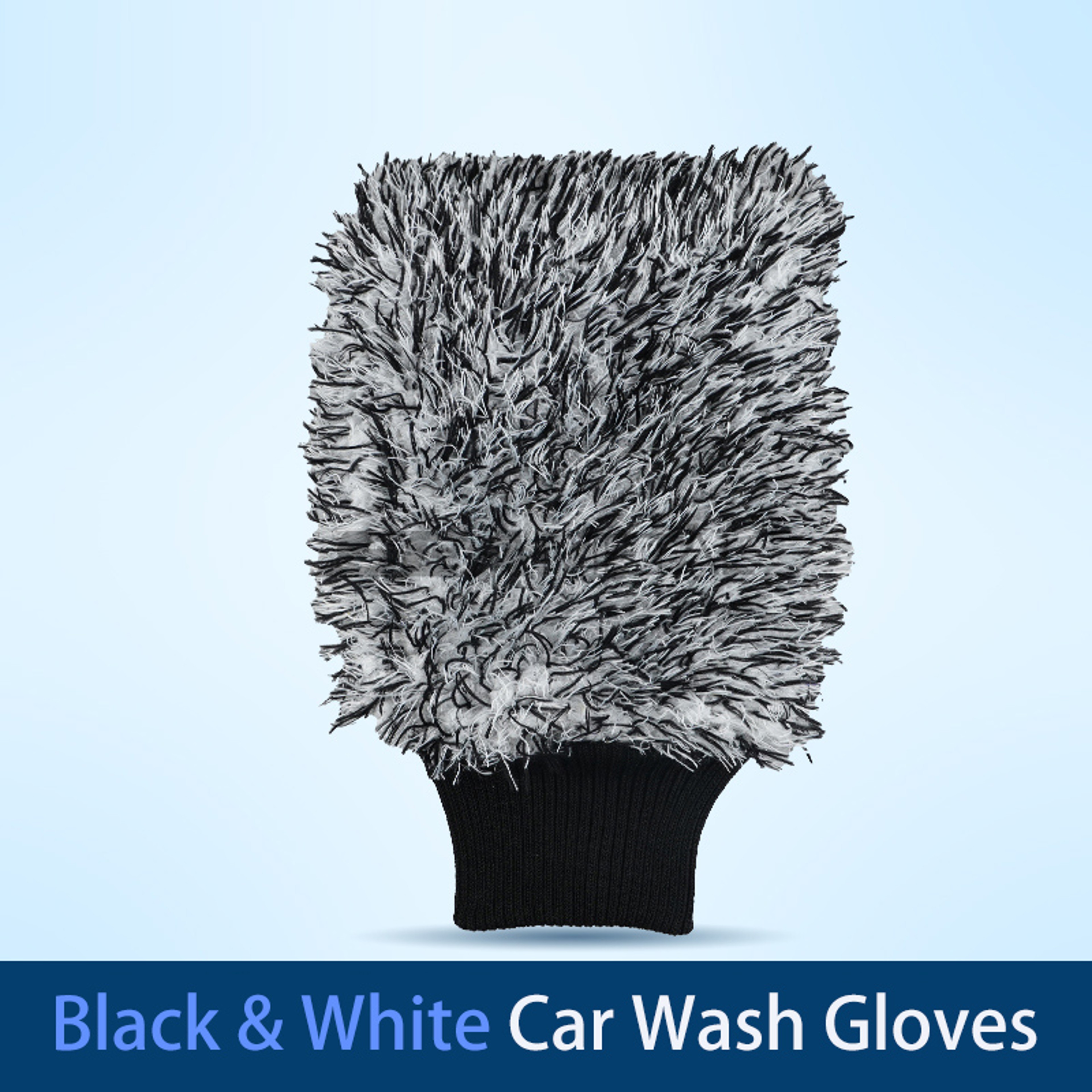 DoubleSide Absorbent Microfiber Car Wash Brush Plastic Handle Cleaning Gloves Wheel Brush For Car W