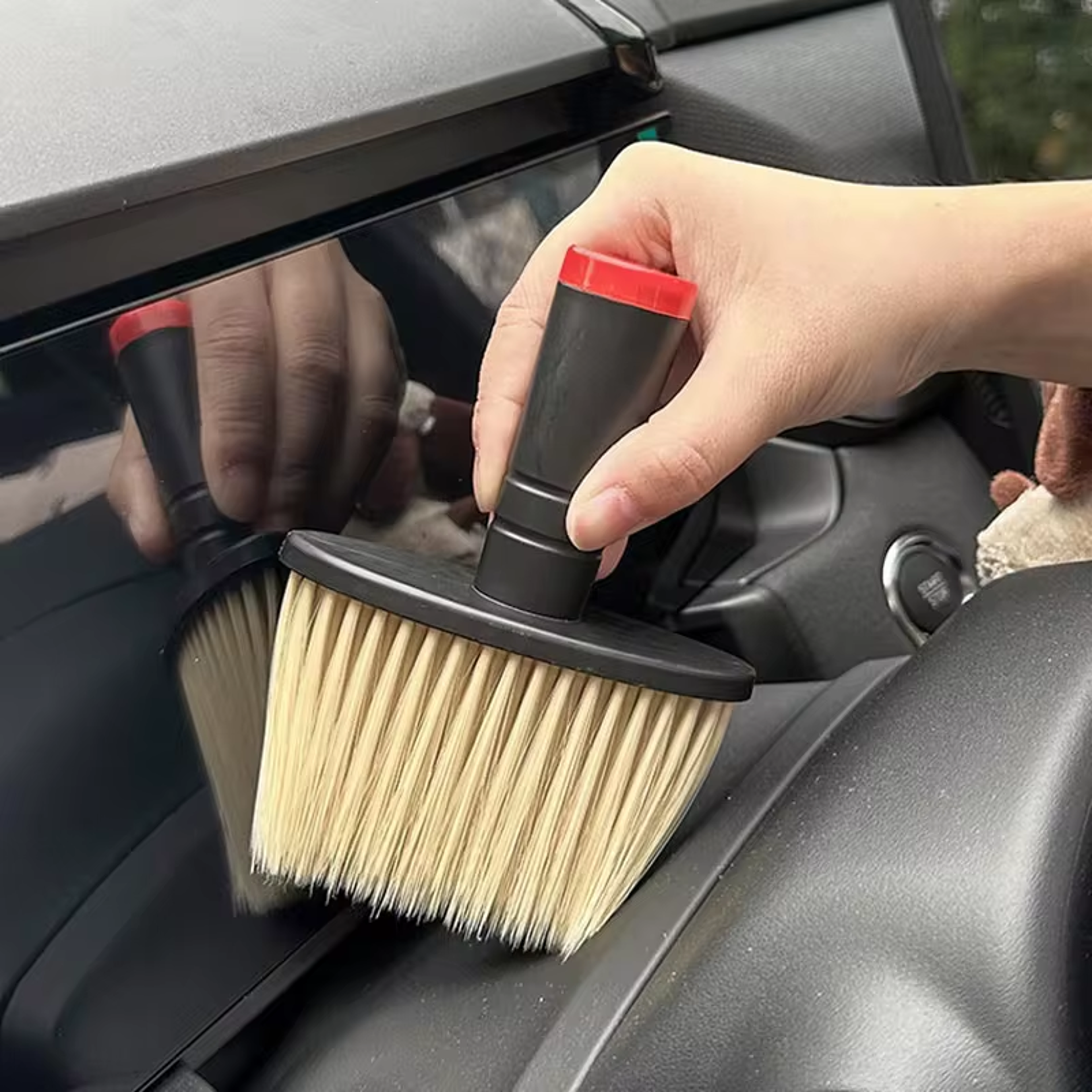 Air Conditioner Outlet Dust Removal Brush Soft Bristles Car Wash Brush For Car Cleaning Dust Remove 3