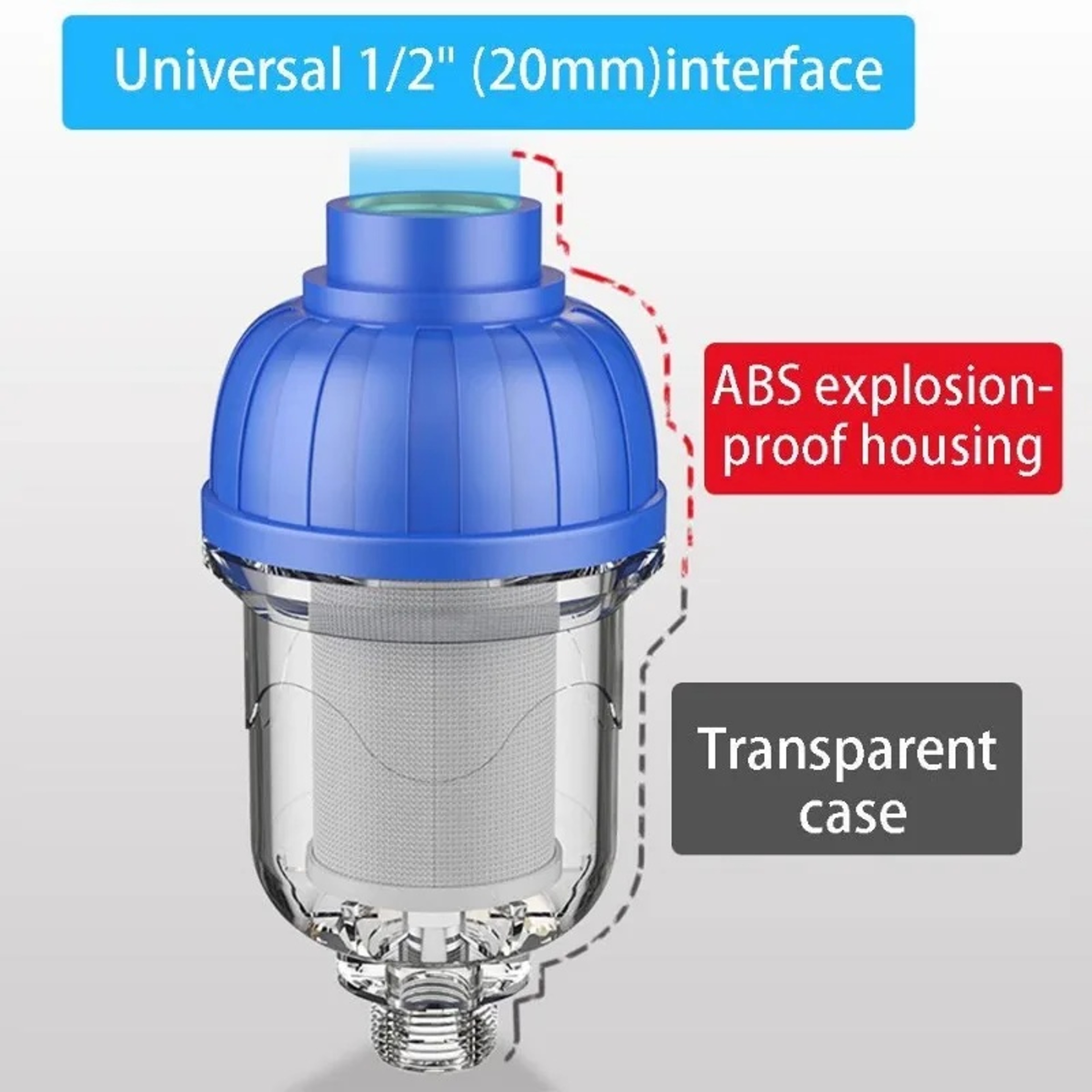 Prefilter Stainless Purifier Water Heater Shower Head Filter Washing Machine Tap Scale Strainer 3