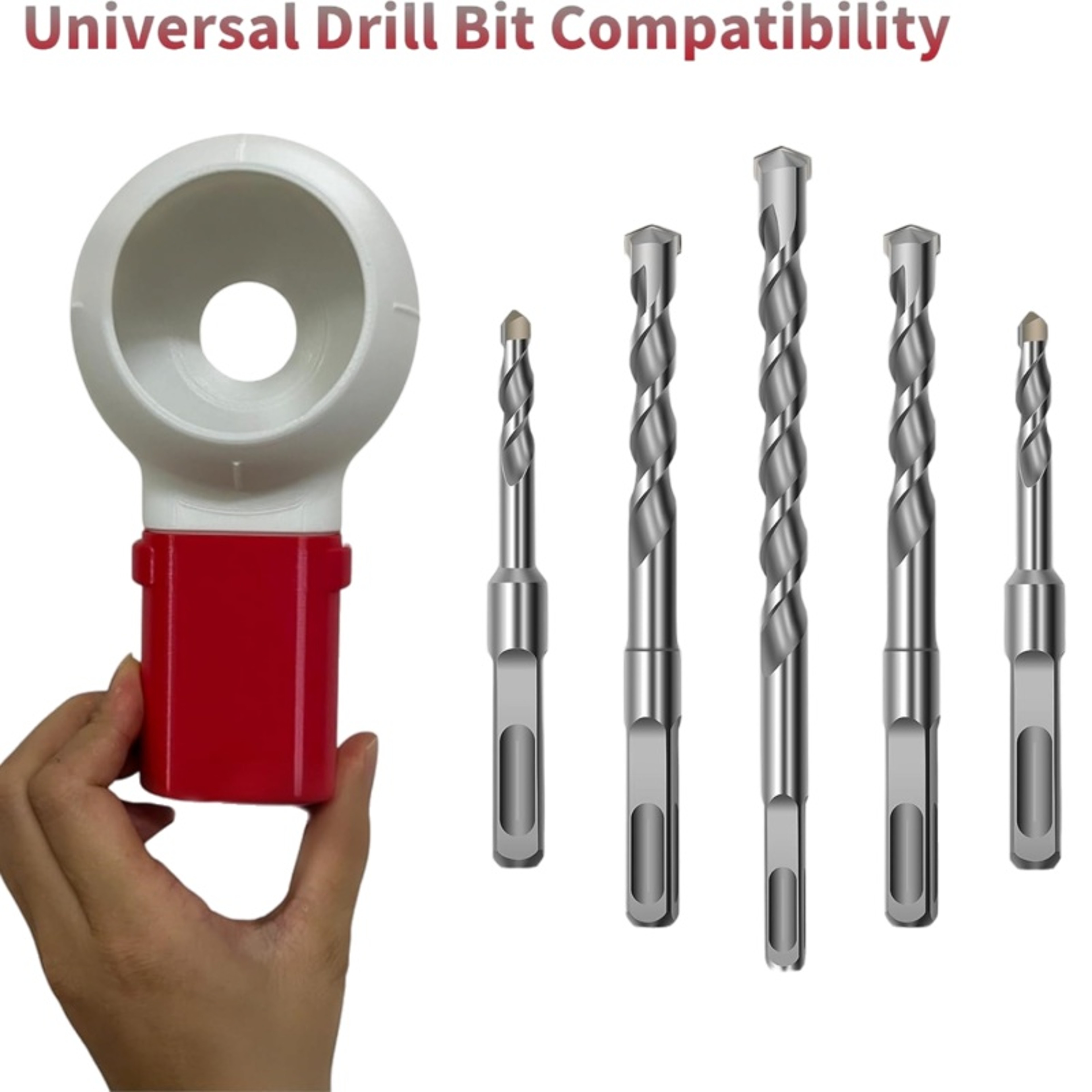 Electric Drill Drilling Dust Cover, Rotary Nozzle Drill Dust Collection Box, Dust Collector Tool – view 4