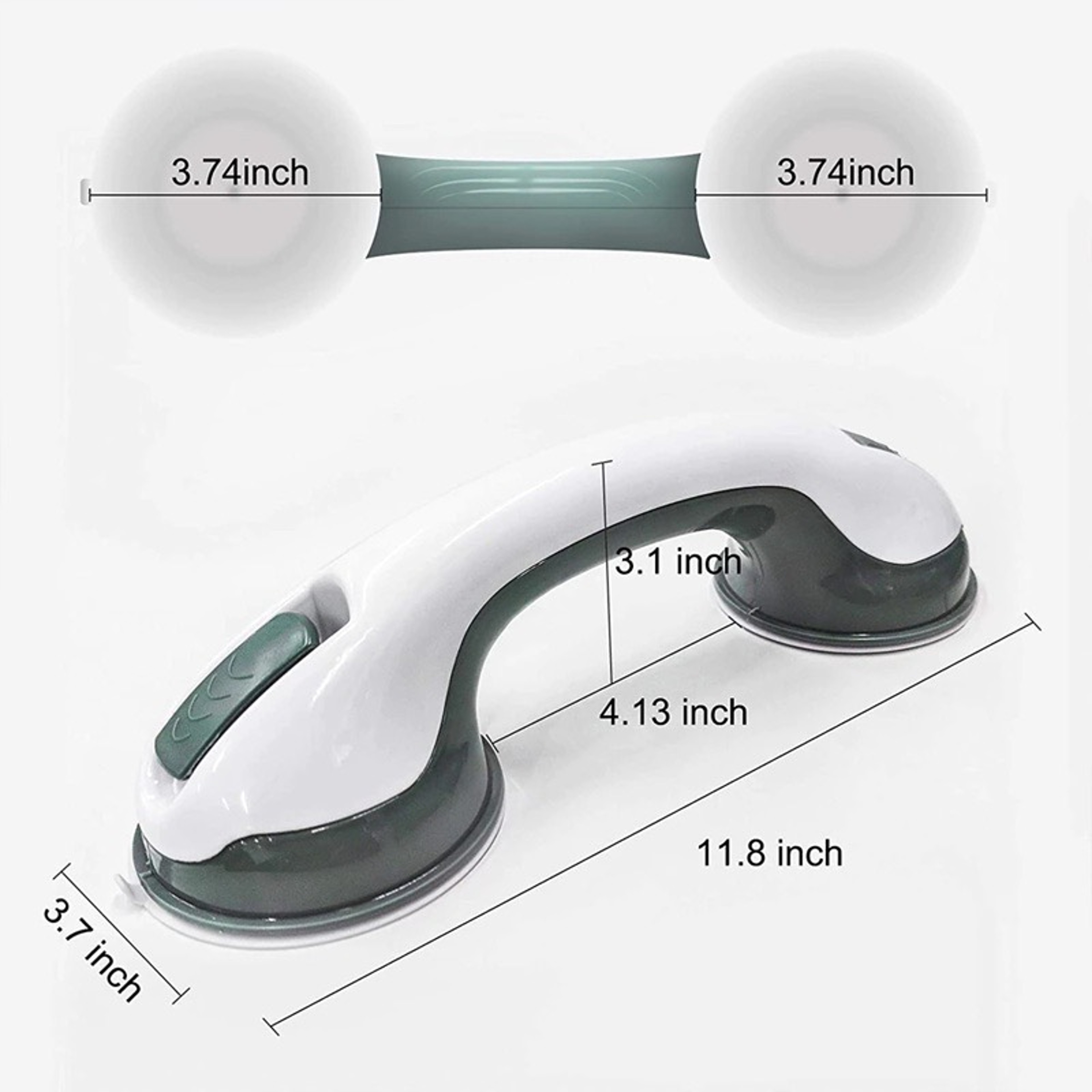 Nonslip Support Handle Bathroom Shower Grab Bars Toilet Safety Grab Rod Handles For Elderly 4