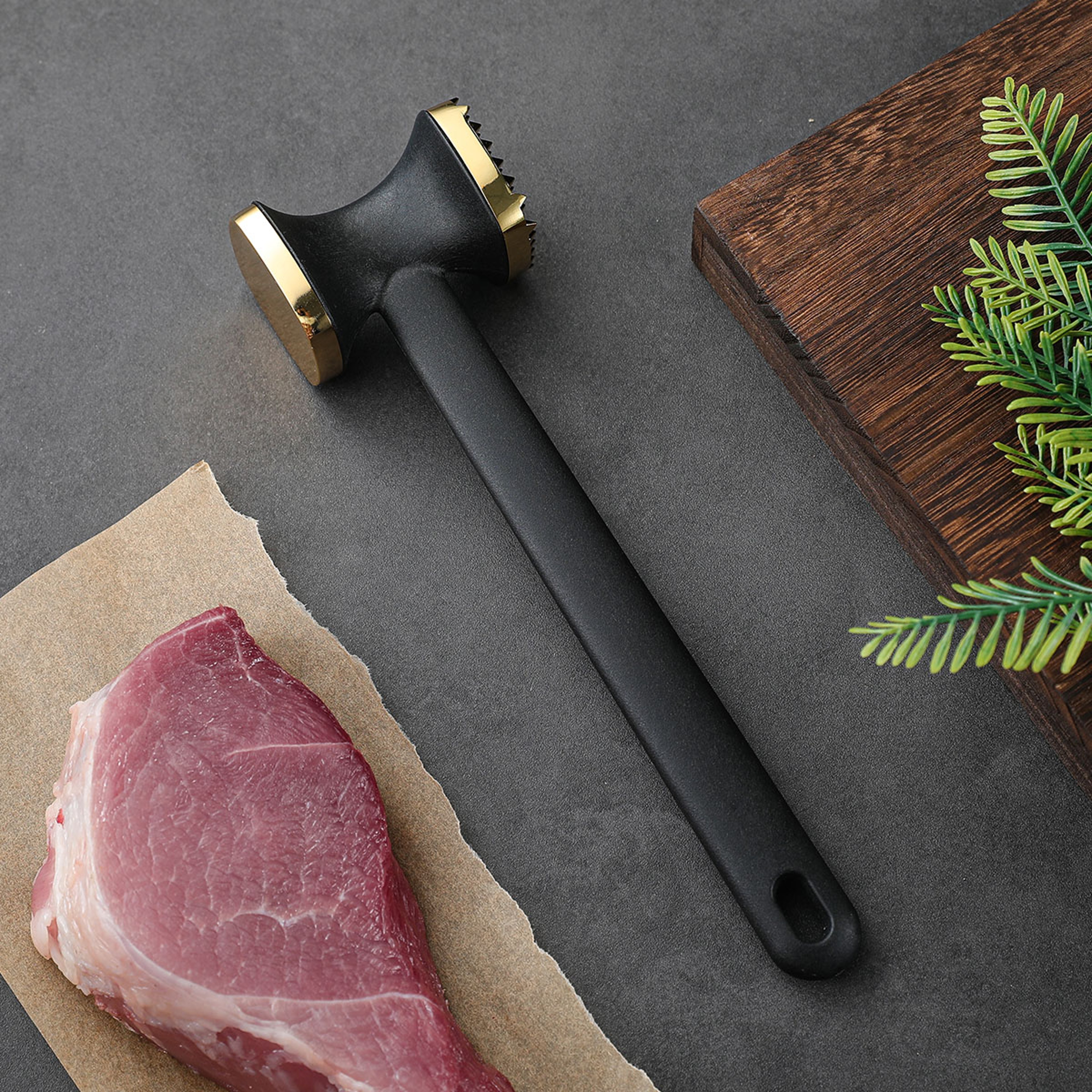 Multifunctional Double Sided Zinc Alloy Meat Hammer Tender Meat Nuts  Cucumber High Quality Kitchen 6