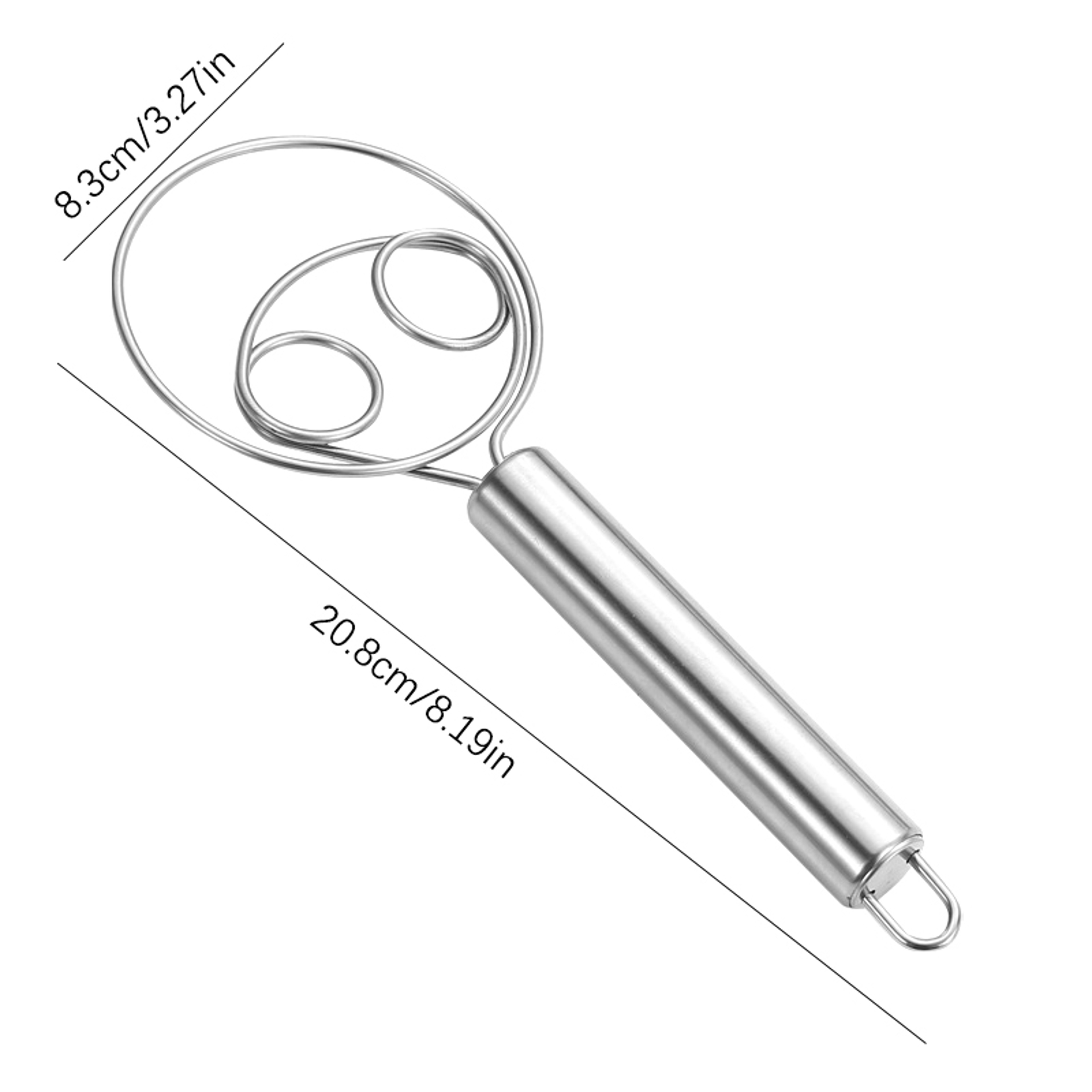 Stainless Steel Pasta Mixer, Multifunctional Dough Beater, Egg & Cake Whisk, Fast Flour Mixing Tool for Kitchen & Baking – view 6