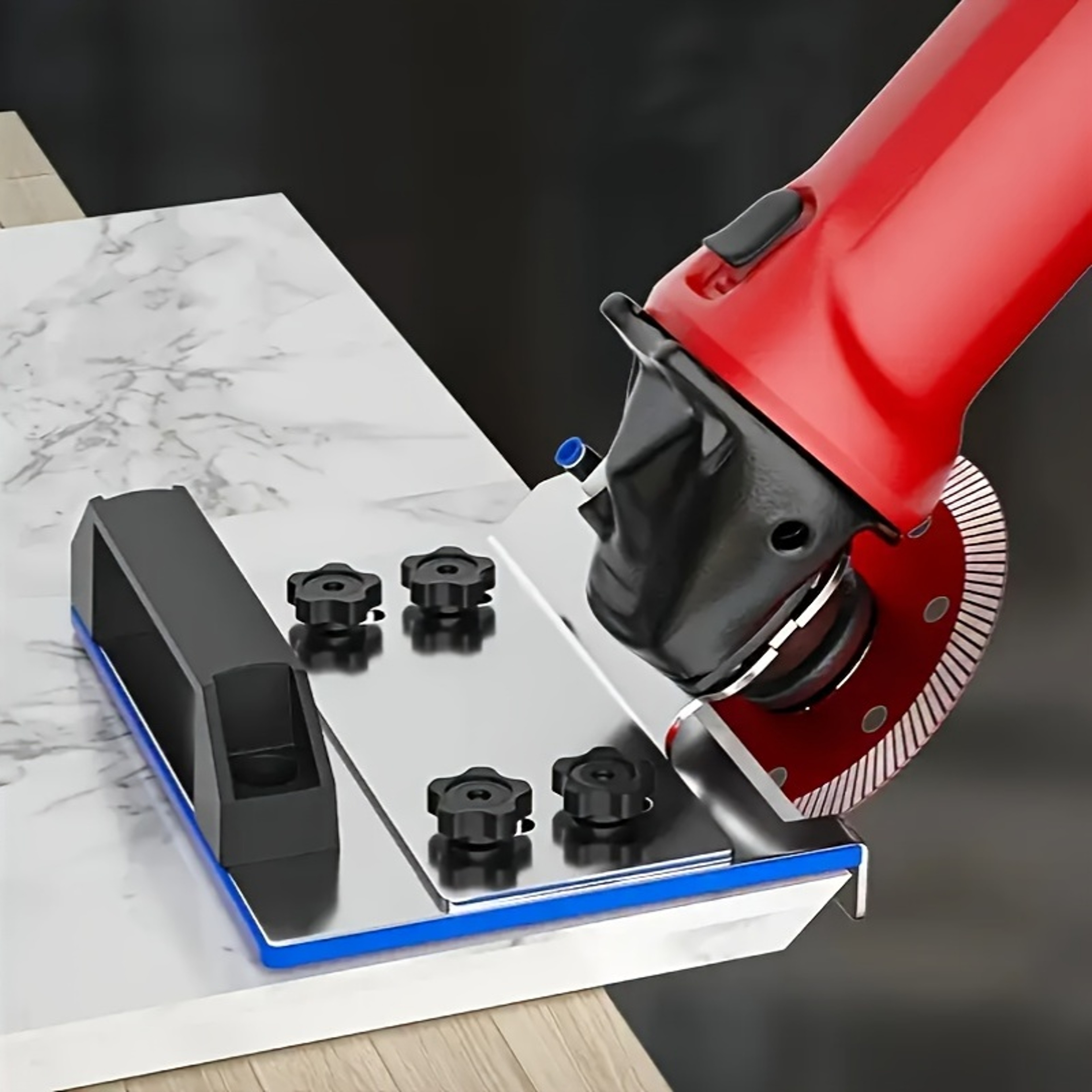 Angle Grinder Stand for Chamfer Cuts, Universal Tile Cutting Holder, Precision Cutting Tool – view 1