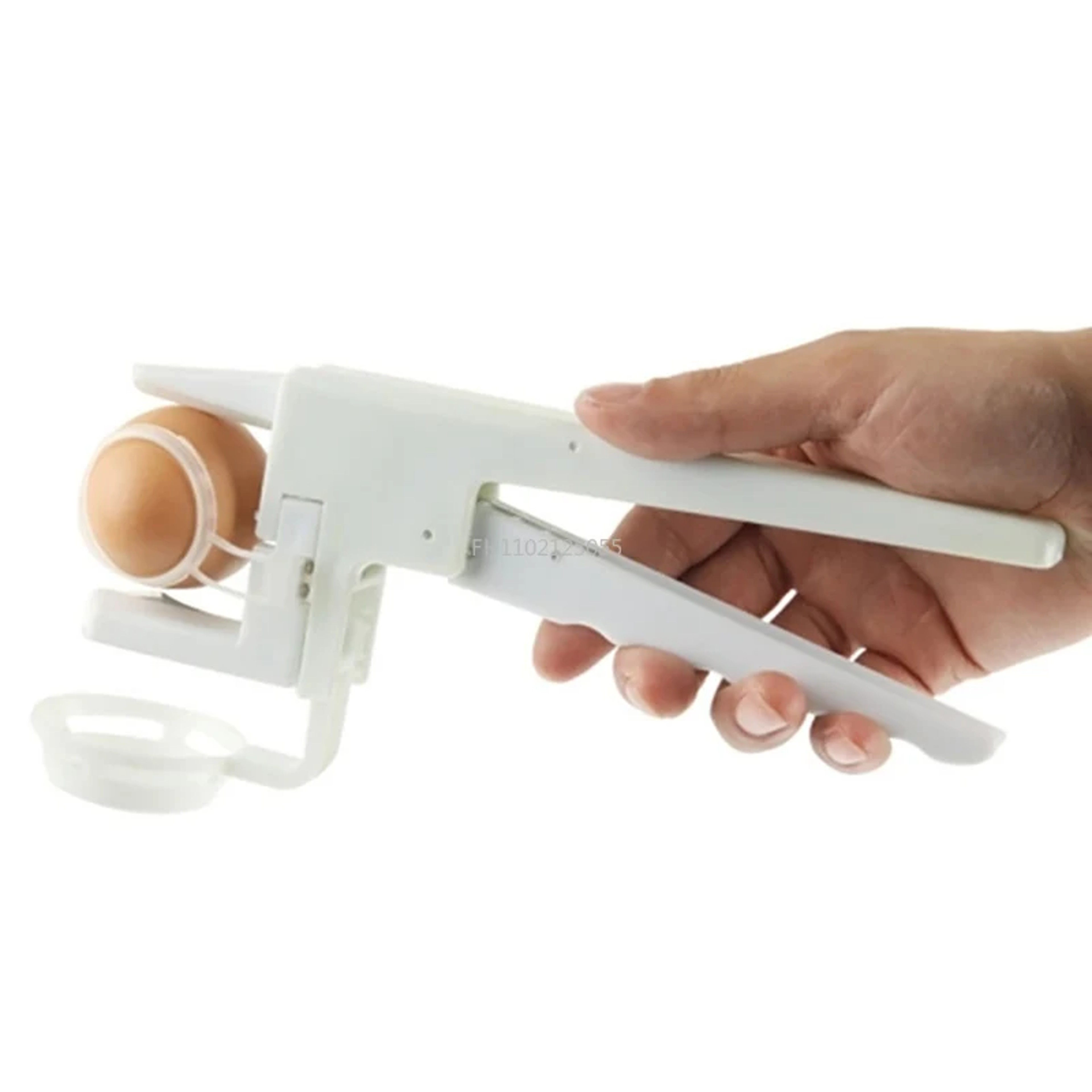 Handheld Egg Opener, Egg Shell Cracker Easy Separator, Egg Breaker Kitchen Gadget for Quick Egg Separation – view 3