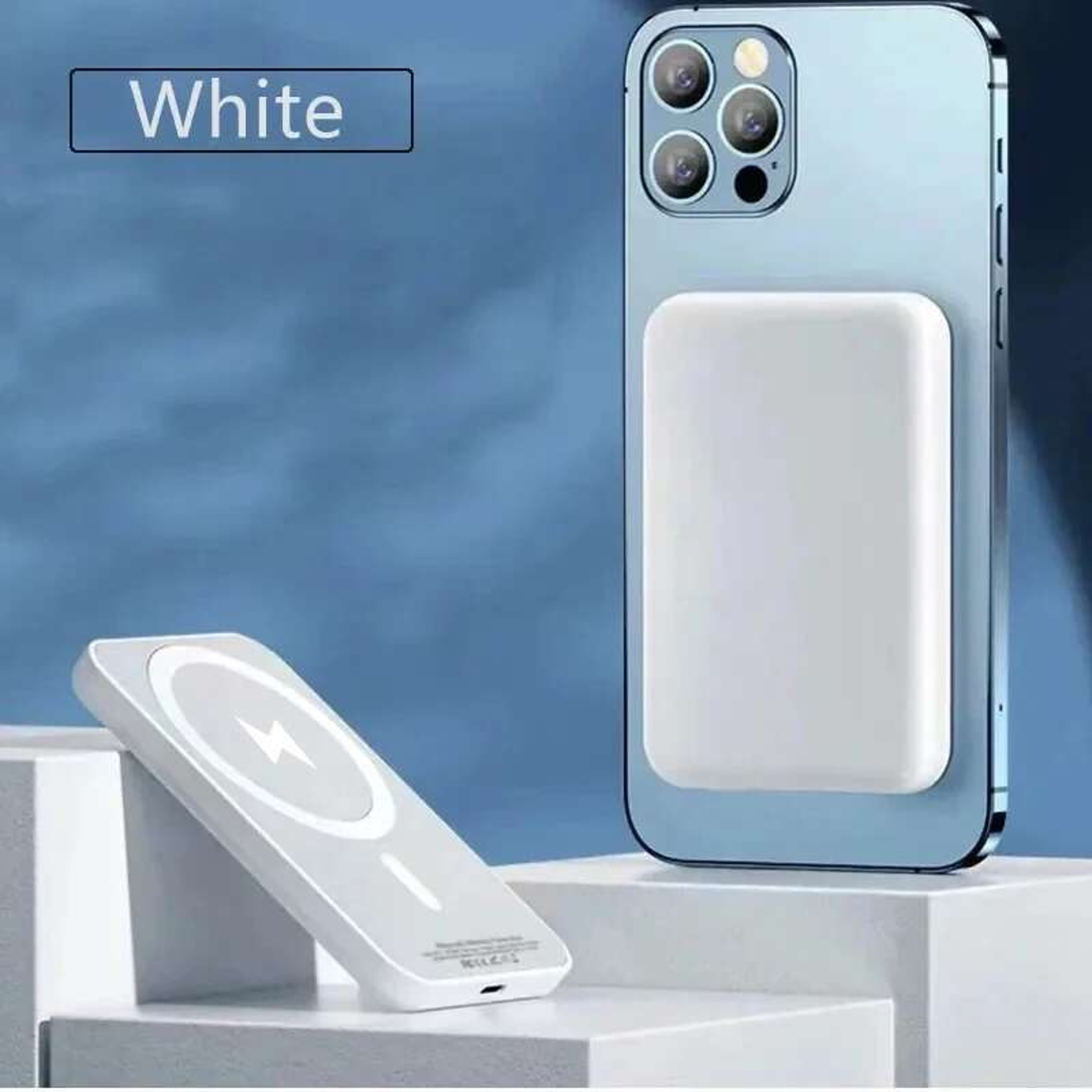 Portable For MagSafe Power Bank Wireless Charger Magnetic Battery Pack Auxiliary External Backup 0