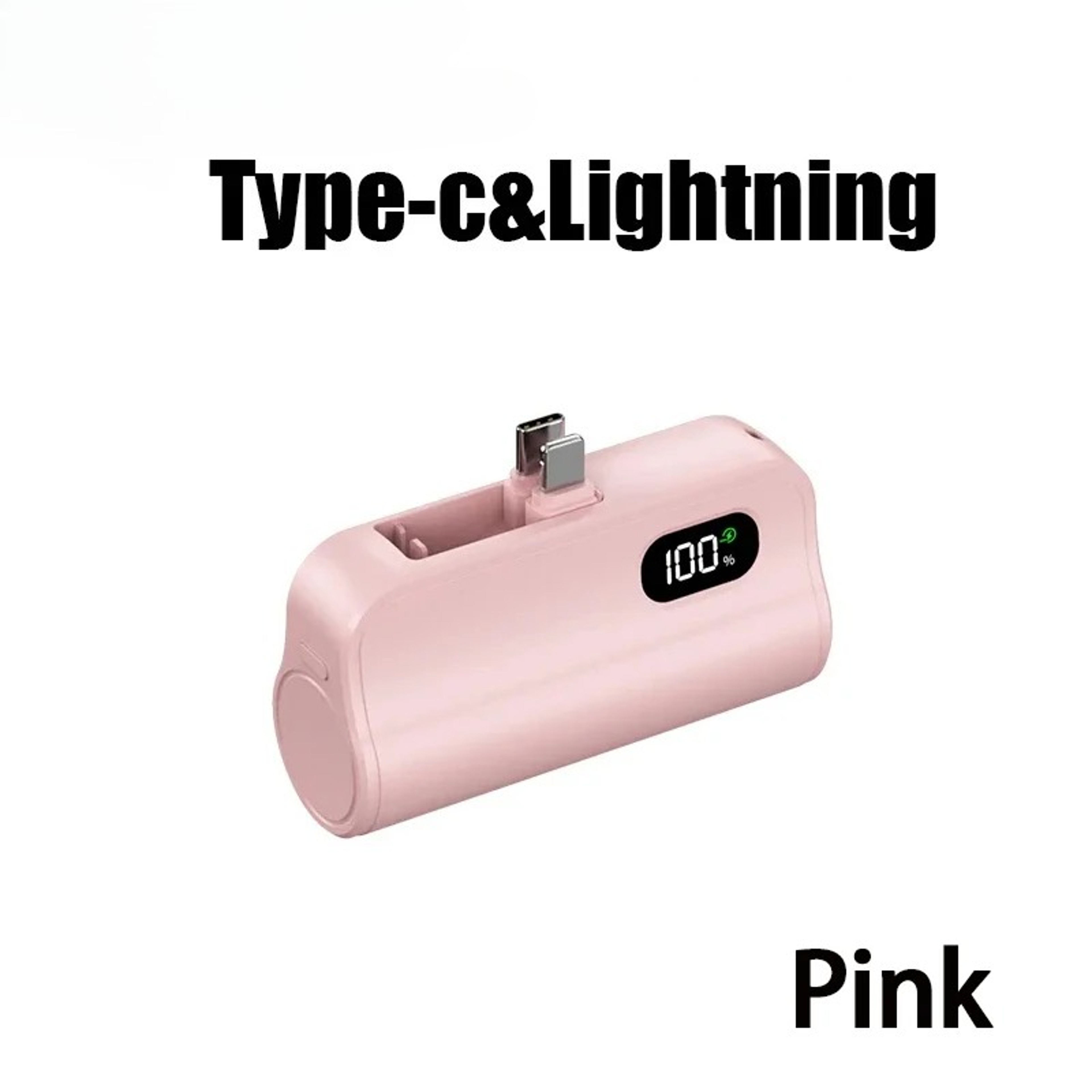 Portable Wireless Fast Charging External Battery Mini Capsule High Capacity Power Bank 2
