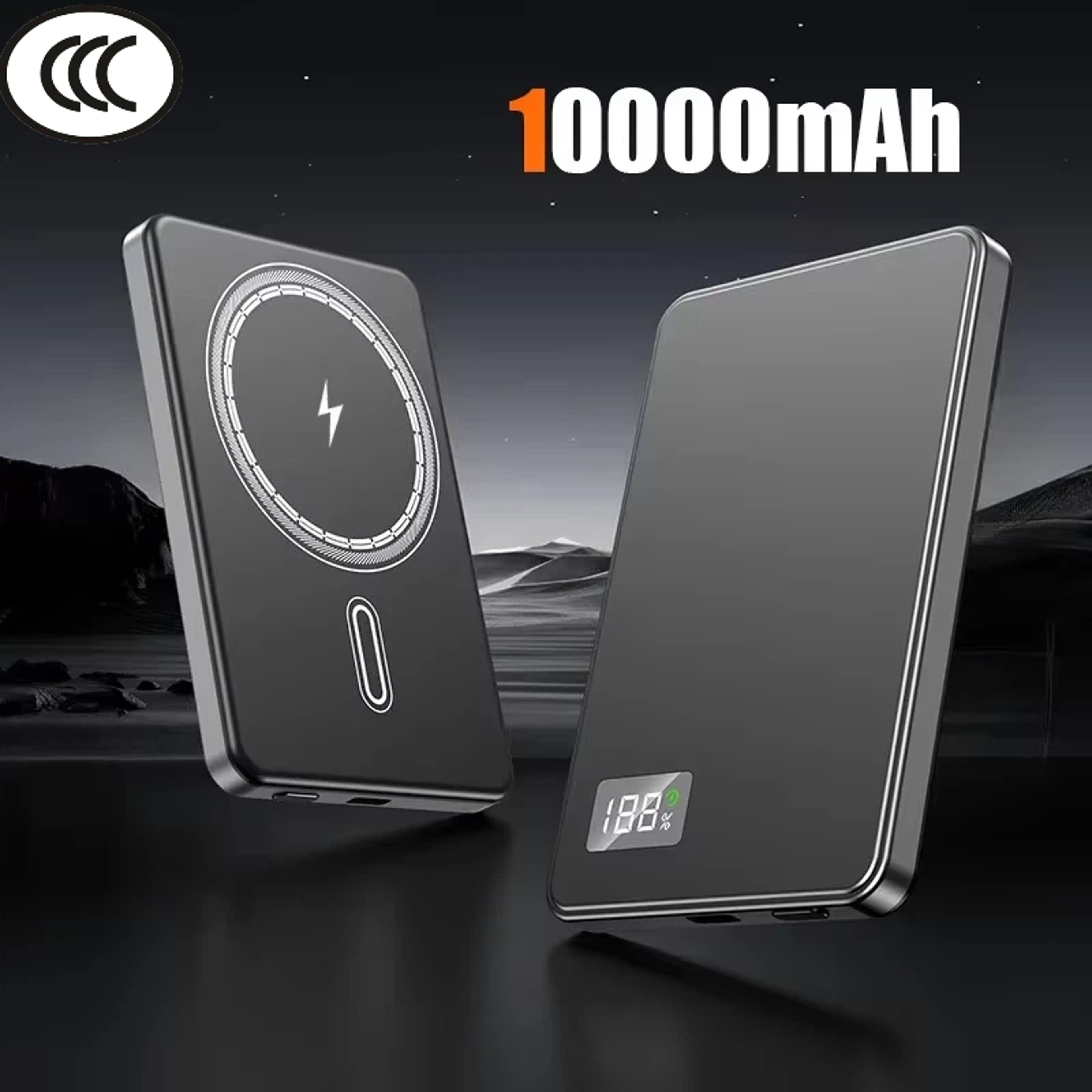 Portable Magnetic Wireless Power Bank Fast Charging External Battery For MagSafe IPhone Samsung Xia