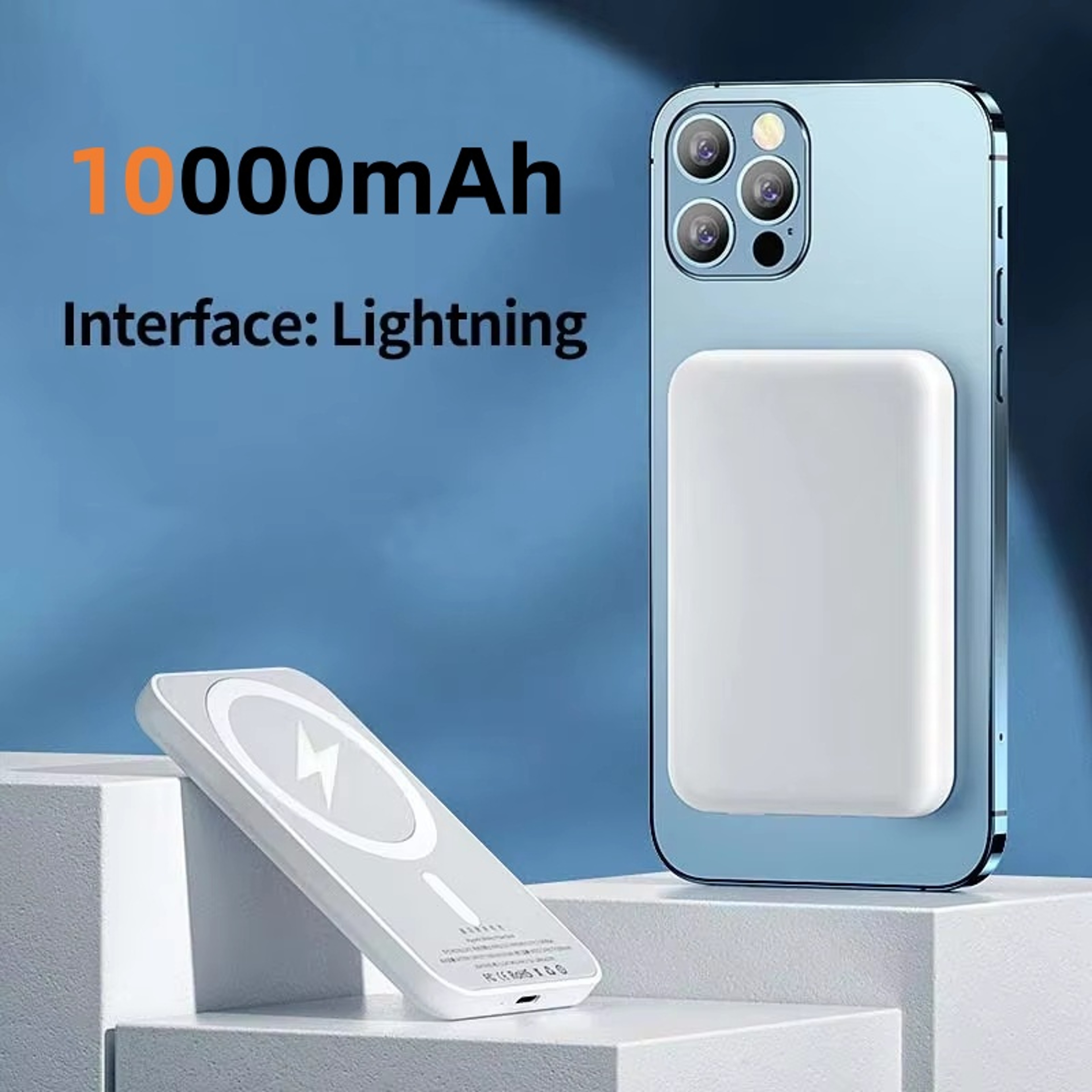 Wireless PD Magnetic Power Bank Fast Charger For MagSafe Portable Auxiliary Battery Travel Ready 2