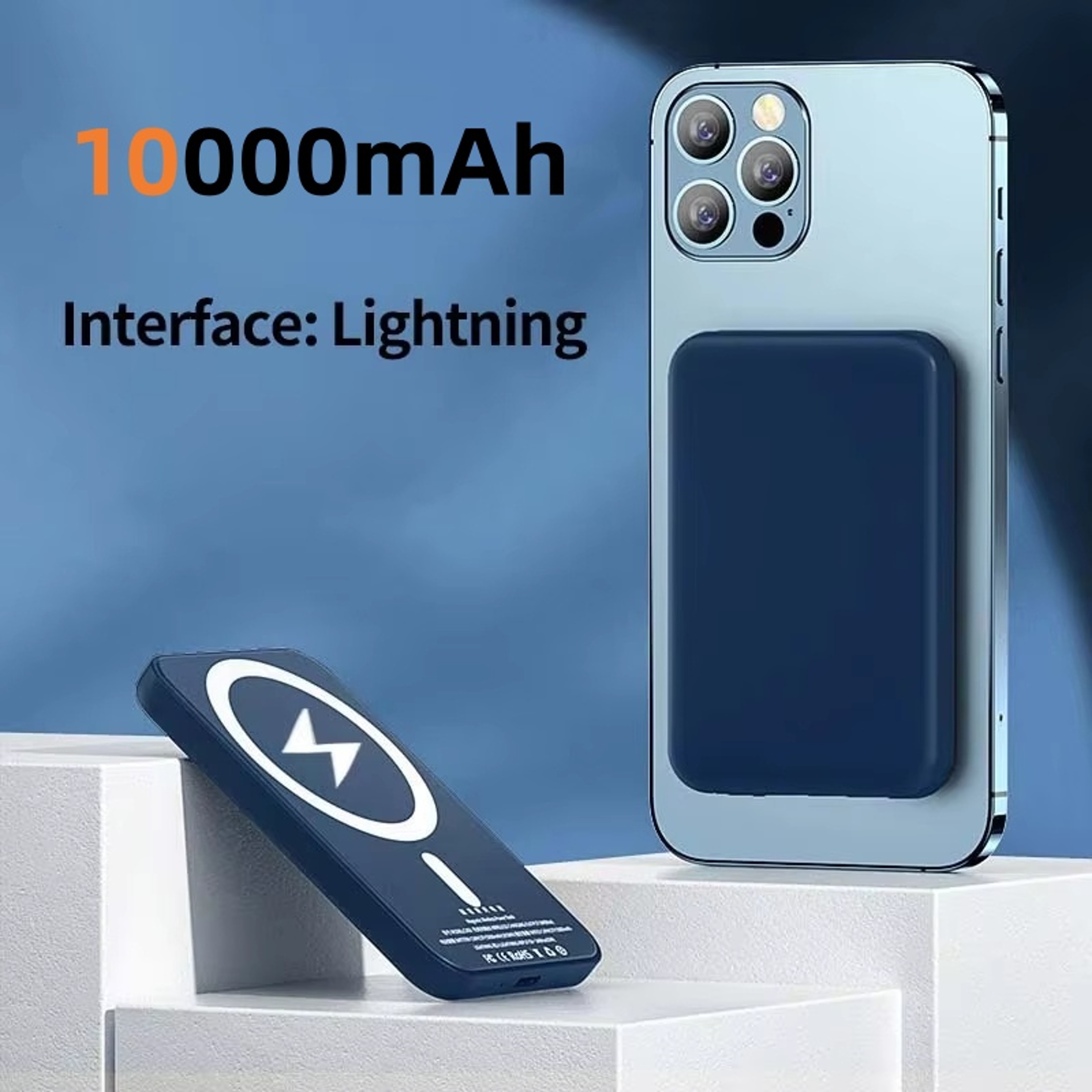 Wireless PD Magnetic Power Bank Fast Charger For MagSafe Portable Auxiliary Battery Travel Ready 4
