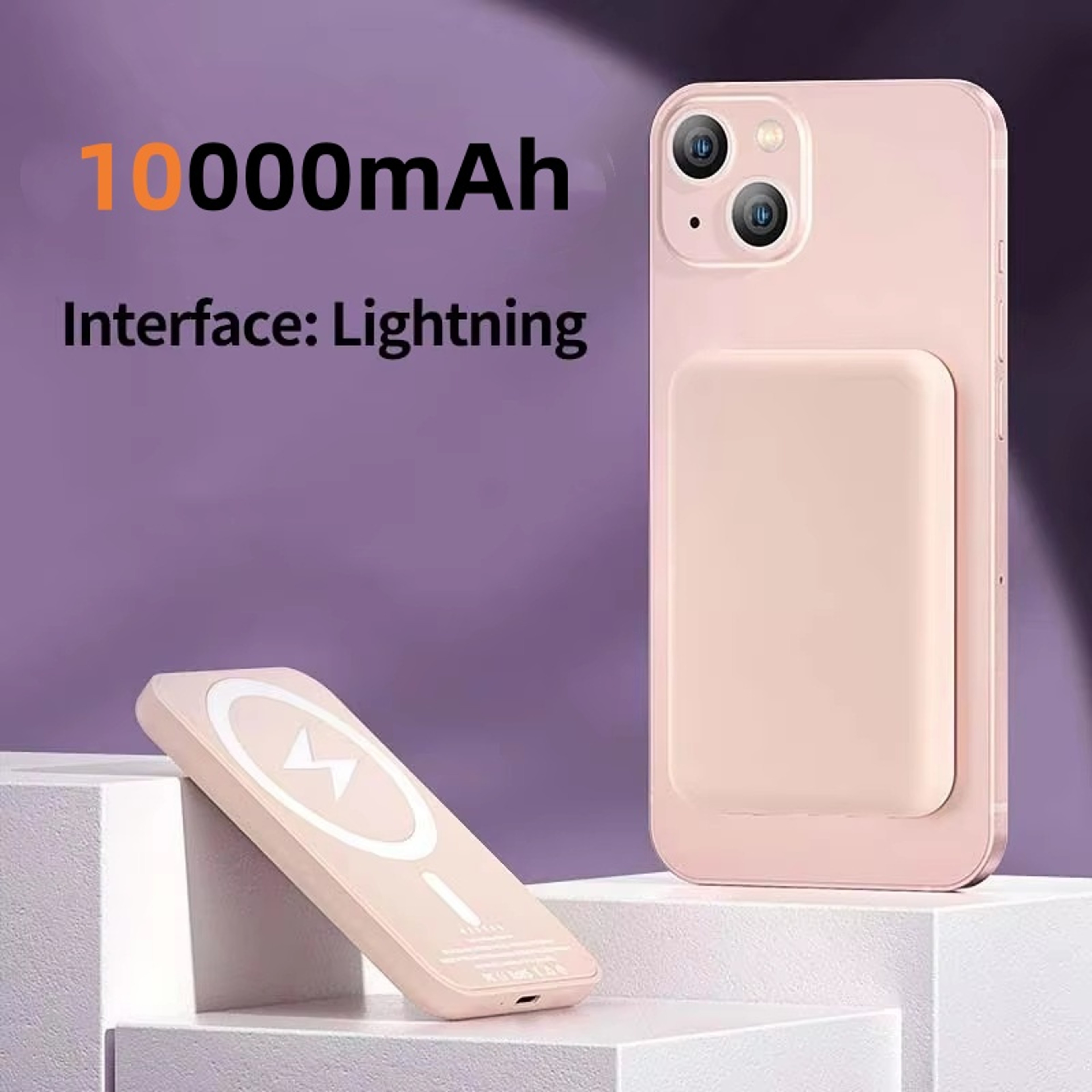 Wireless PD Magnetic Power Bank Fast Charger For MagSafe Portable Auxiliary Battery Travel Ready 3