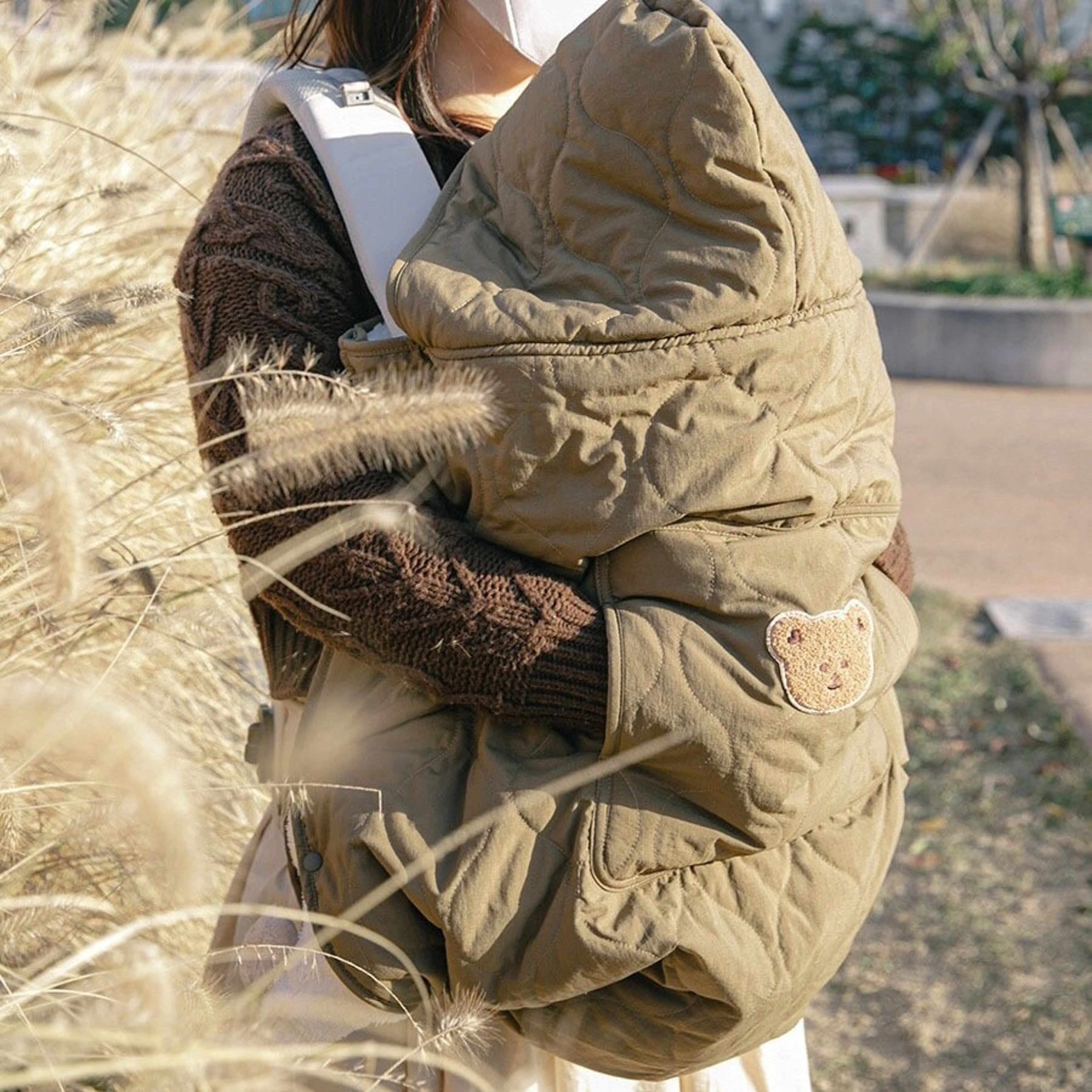 Newborn Swaddle Wrap, Hooded Blanket for Baby Stroller, Warm Baby Carrier Sling Cover, Infant Cloak Cape – view 5