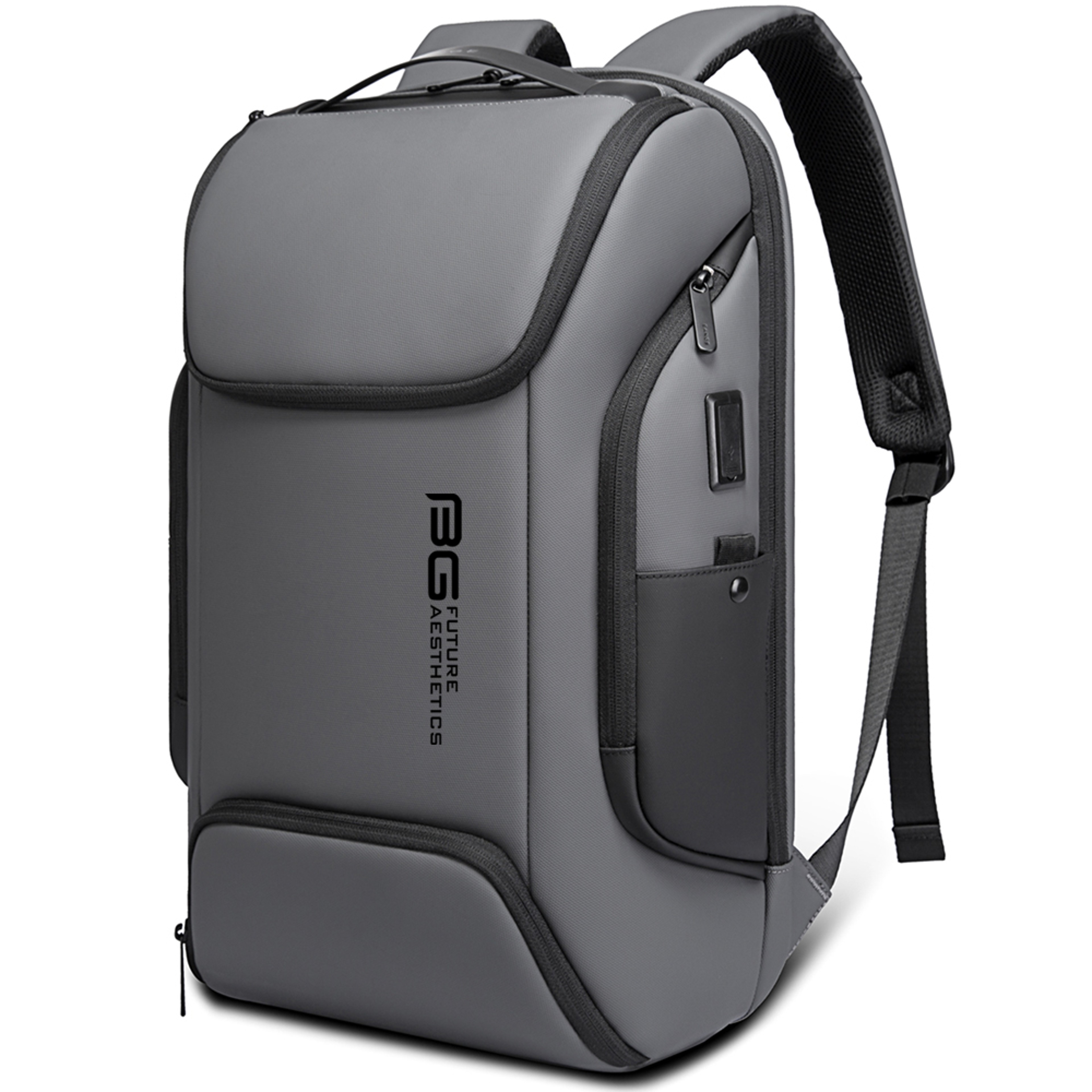 Waterproof Business Backpack With USB Charging Port Fits Laptop Smart Commute Bag For Men 1