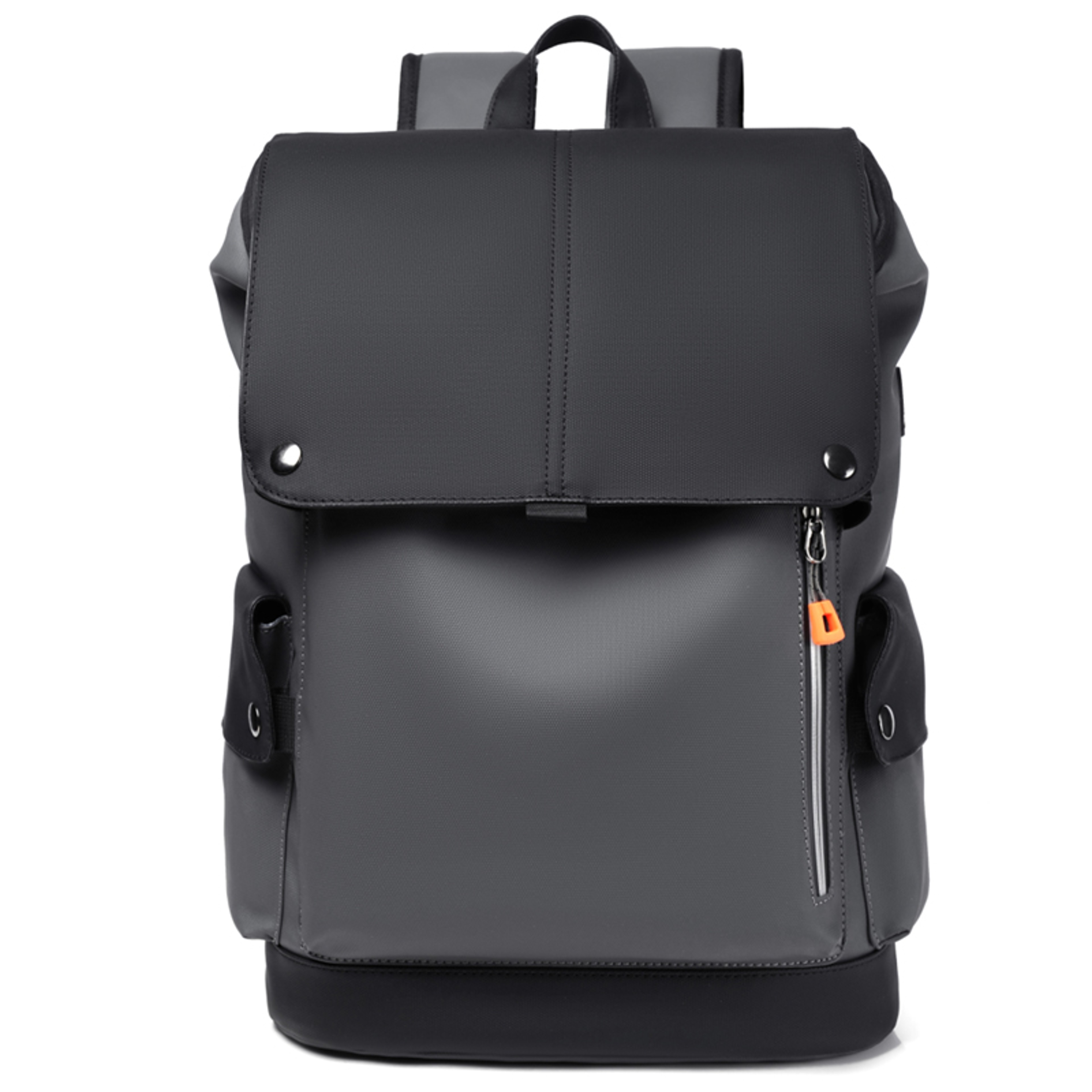 Waterproof High Quality PU Leather Mens Laptop Backpack Large Business Computer Backpack For Urban  2