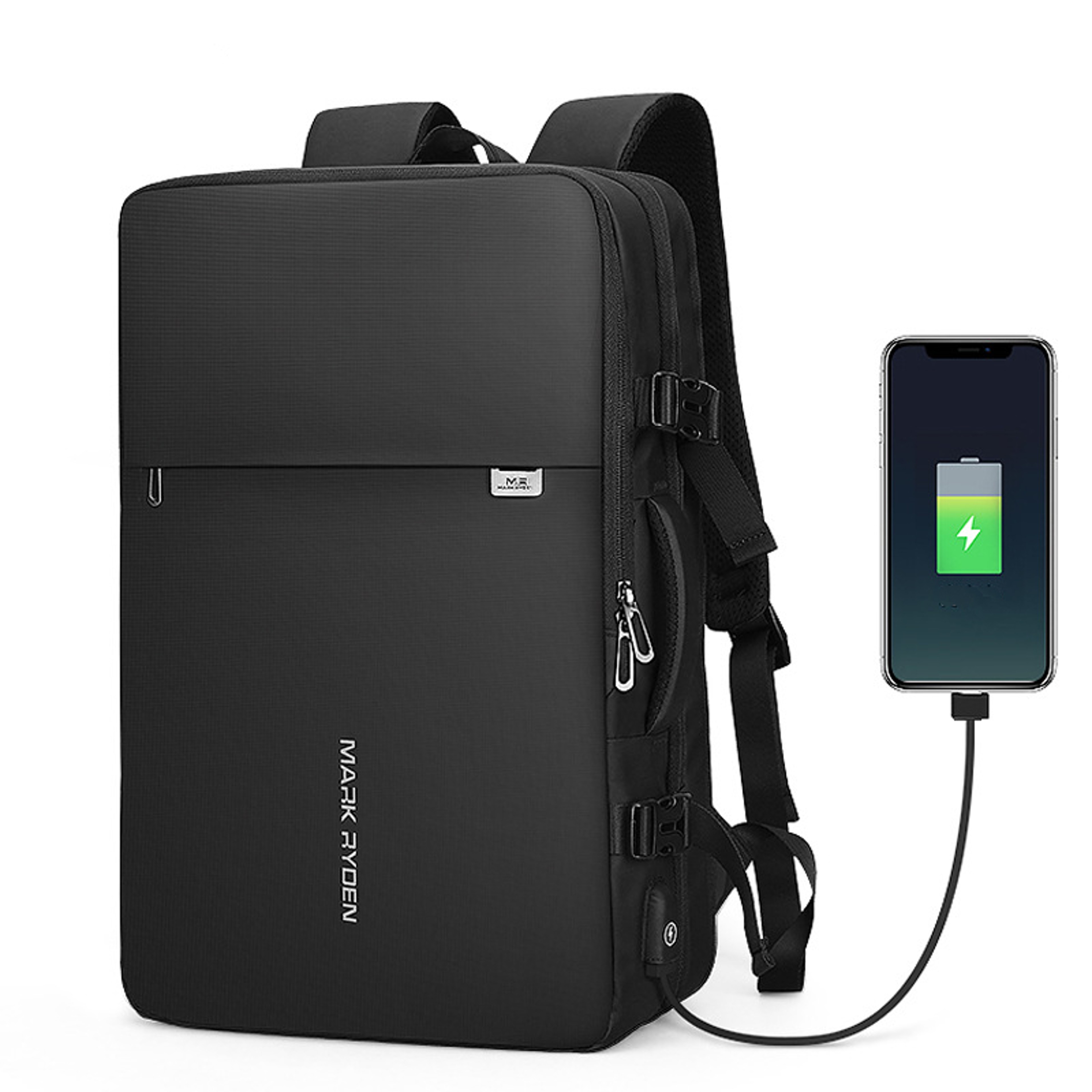 USB Charging Laptop Backpack AntiTheft Business Backpack For Men Multilayer Travel Bag 1