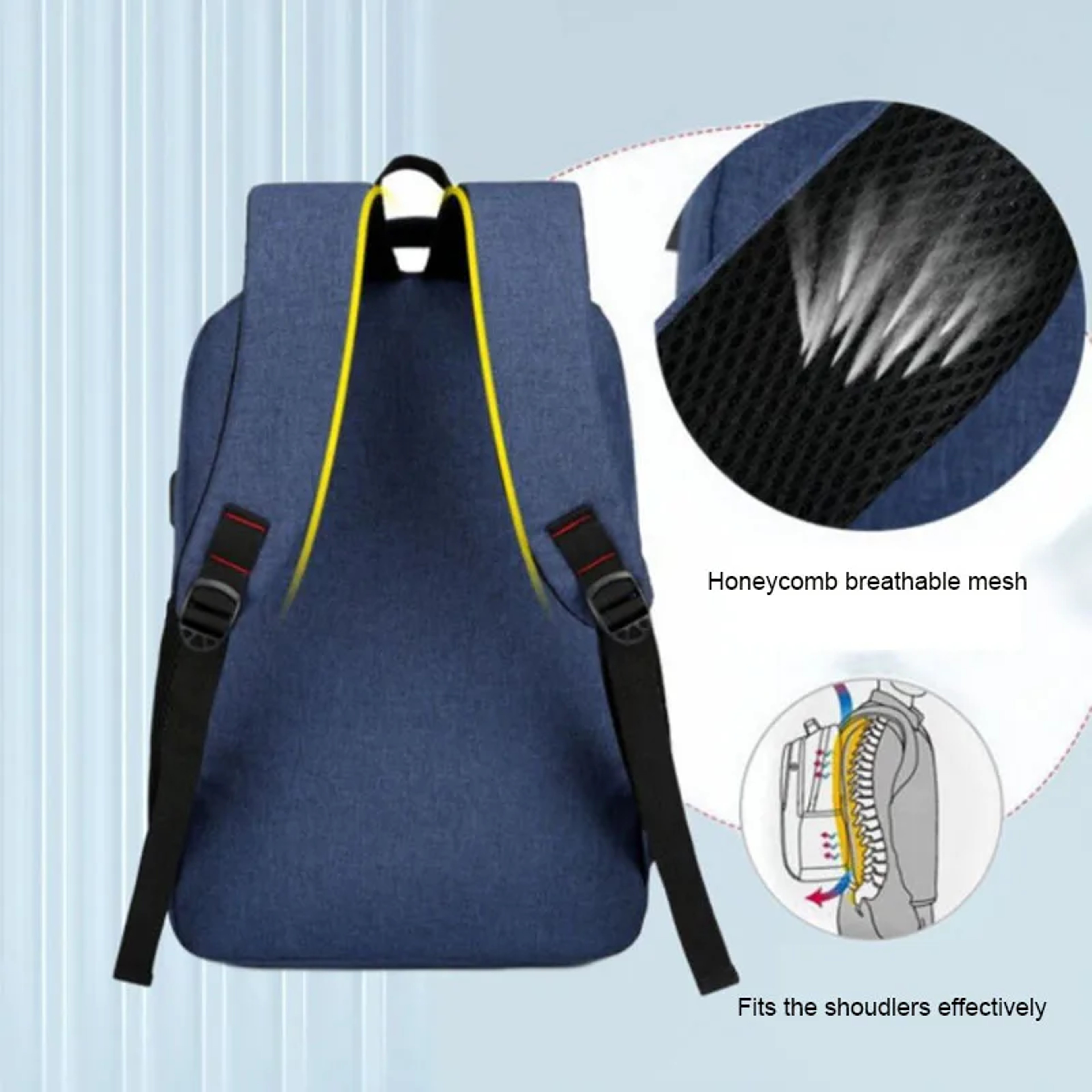 USB Charging Travel Backpack Classic Men Waterproof Backpack Large Capacity School Bag Laptop Casua 7