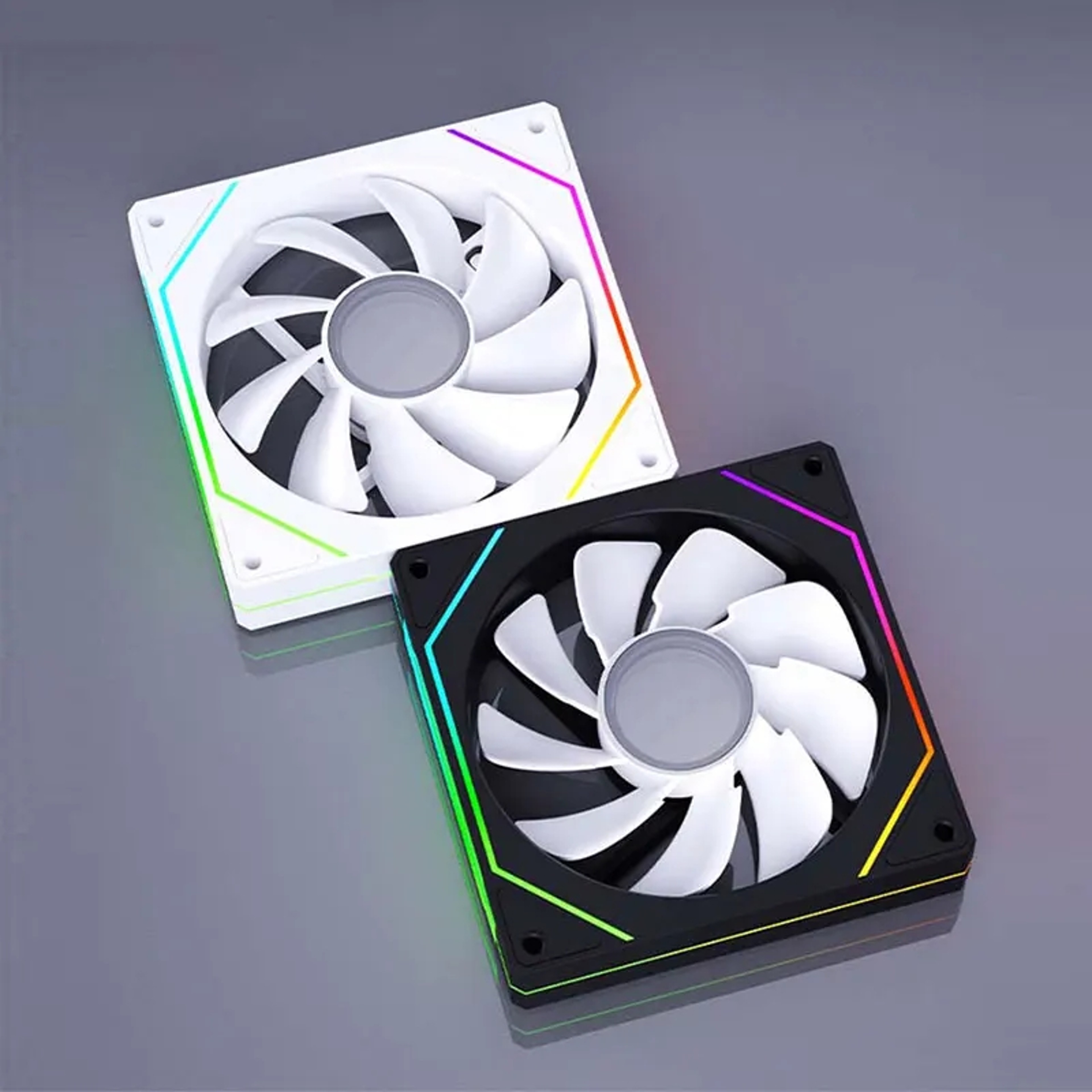 PRISM ARGB Cooling Fan PWM Quiet Computer Chassis Fan Large Air Volume 452CFM6001500RPM 5