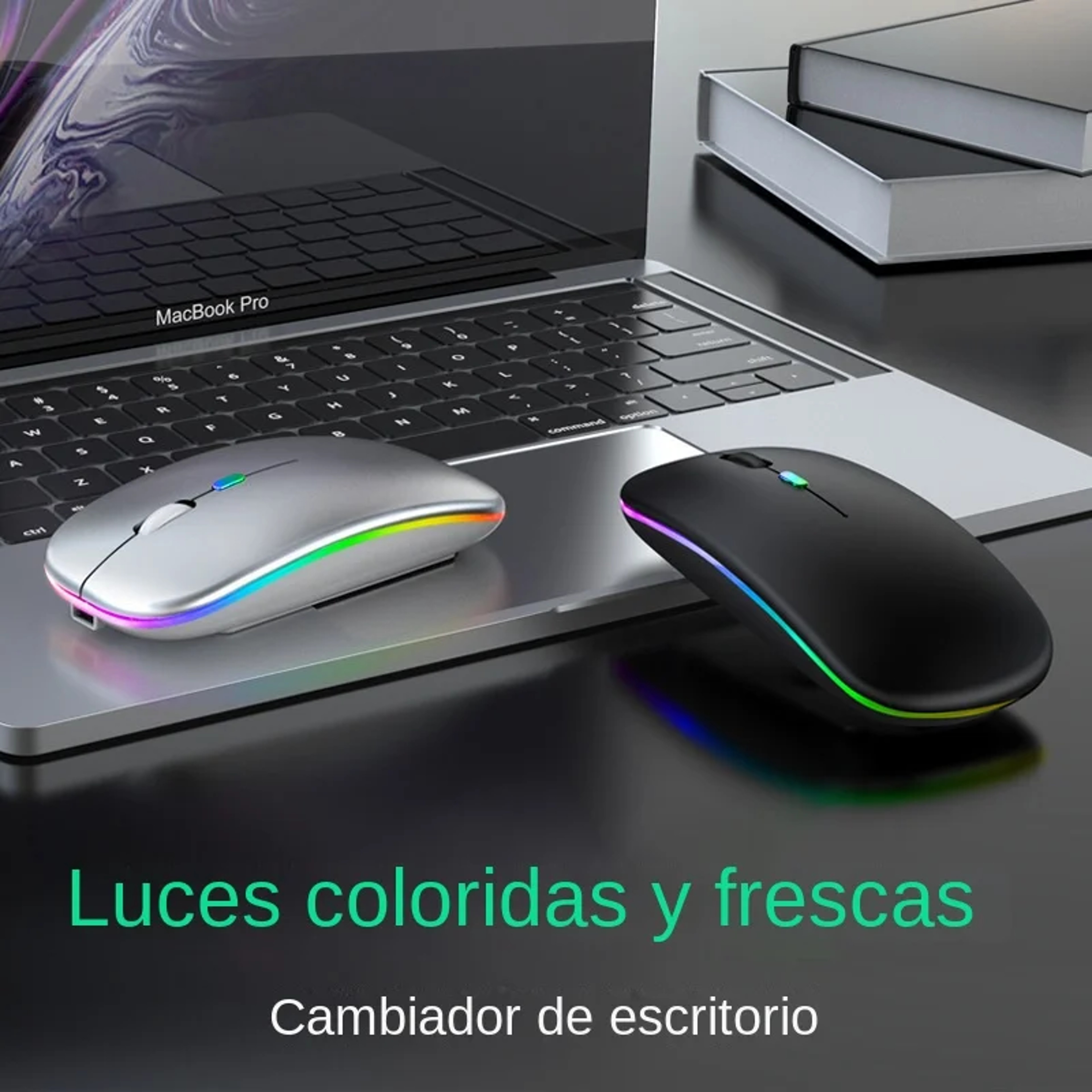 Luminous Wireless Bluetooth Mouse USB Charging Wireless Mouse  Portable Gaming Mouse For Laptop 6