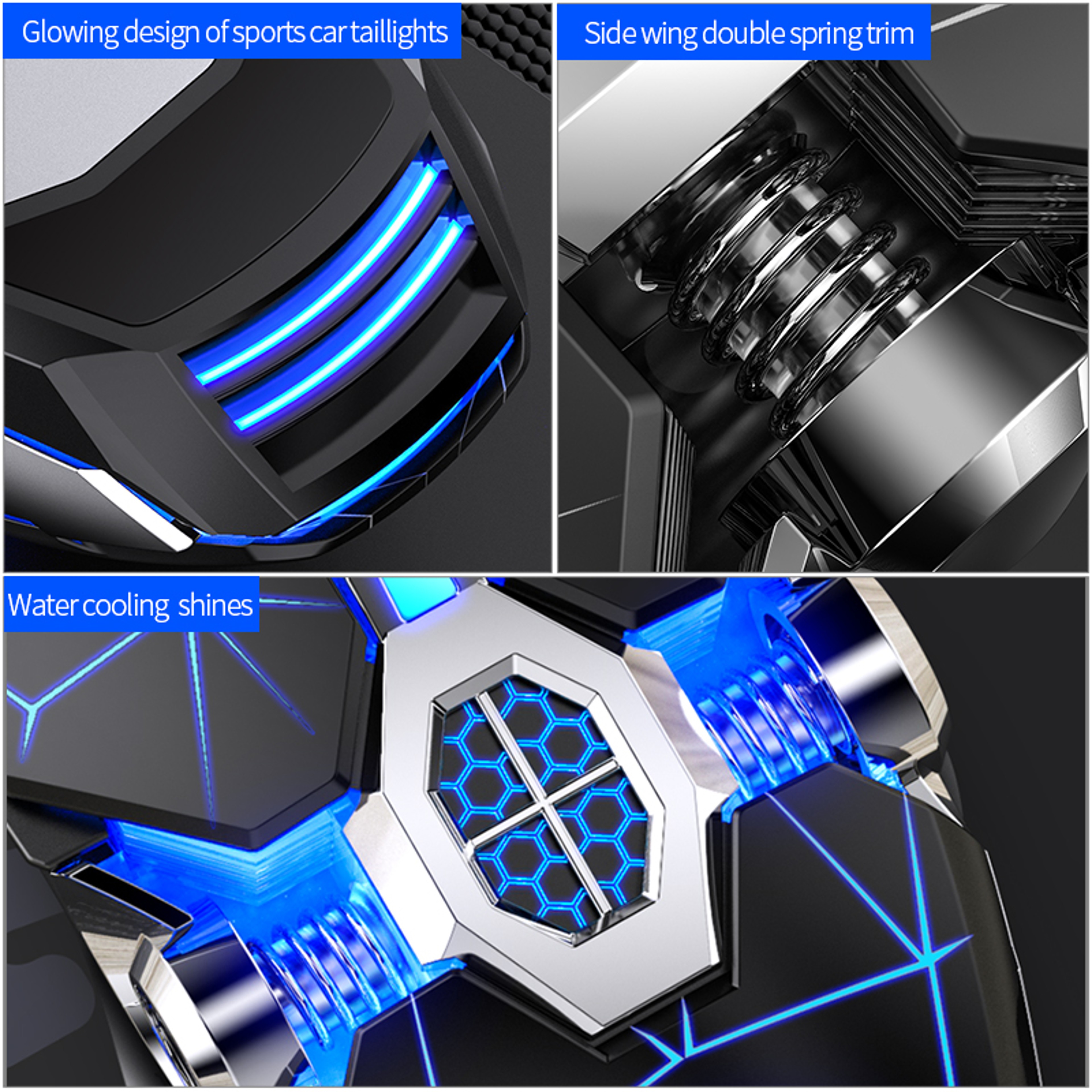 Ergonomic Wired Mouse For PC Wired Silent Gaming Mouse LED Backlit USB Optical Laptop Games Mice 3