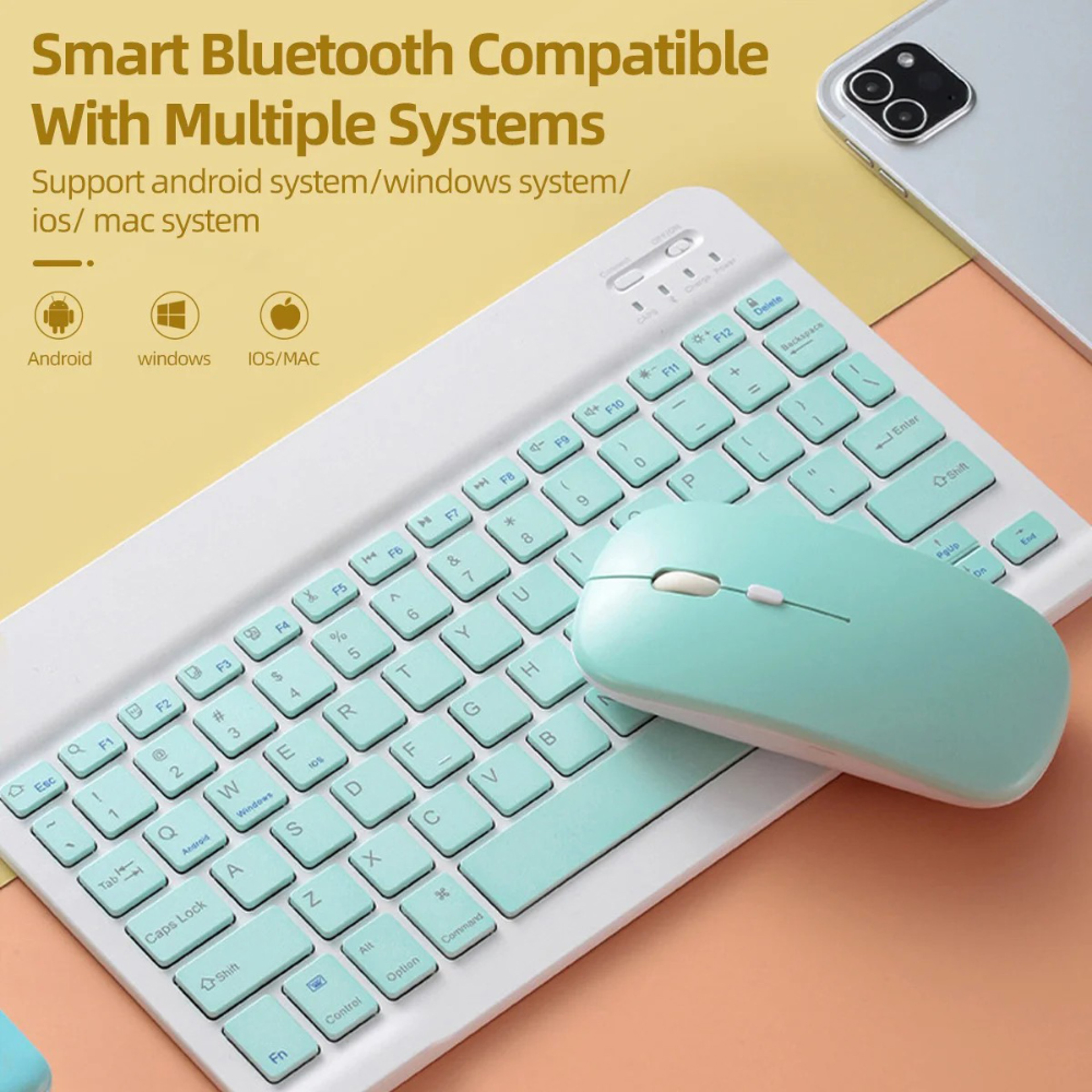 Silent Wireless Bluetooth Mouse Portable Computer Mice Universal Gaming Mouse For Lenovo Laptop Tab 9