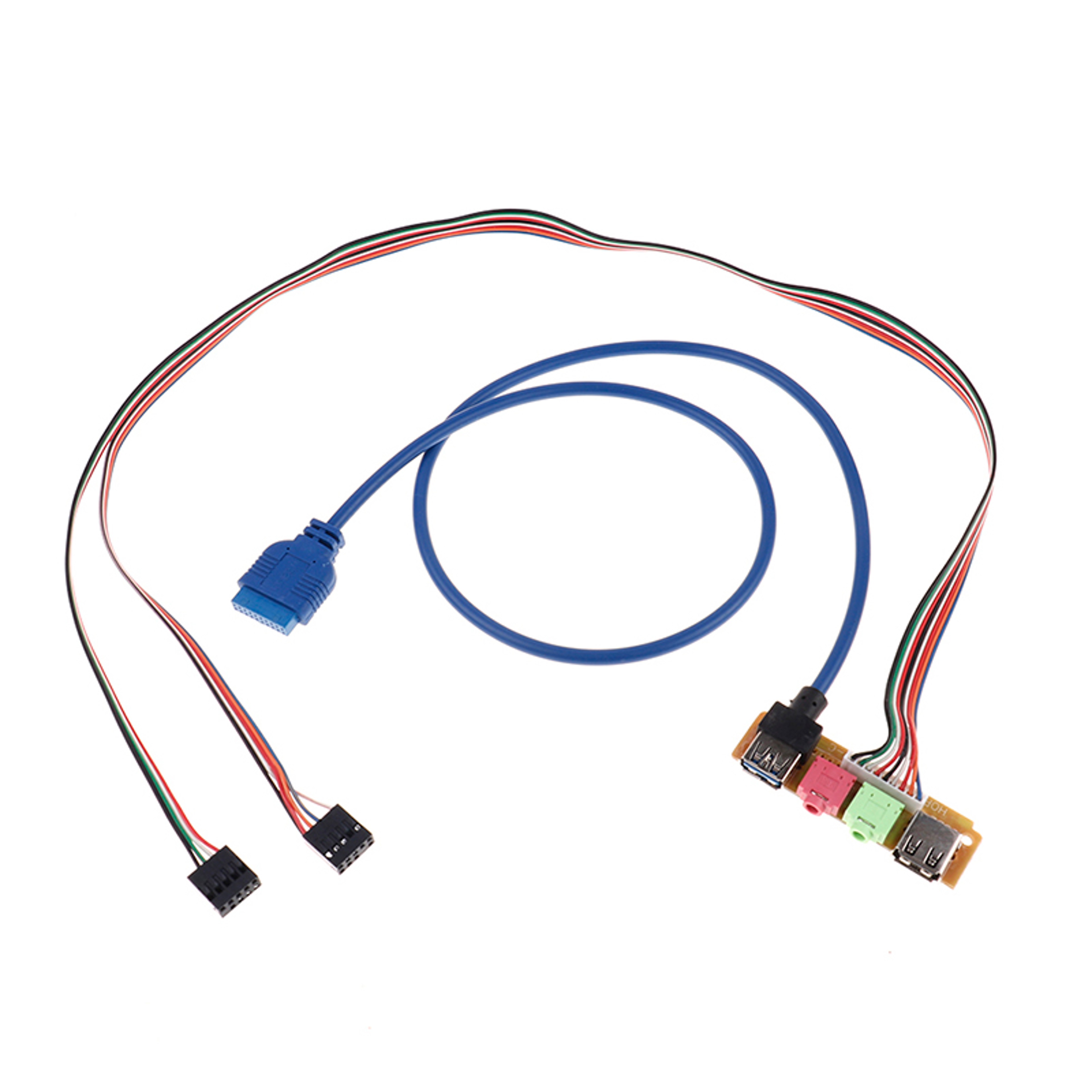 USB Port PC Computer Case Audio Front Panel Replacement Cable Chassis For Smooth PC Setup 0