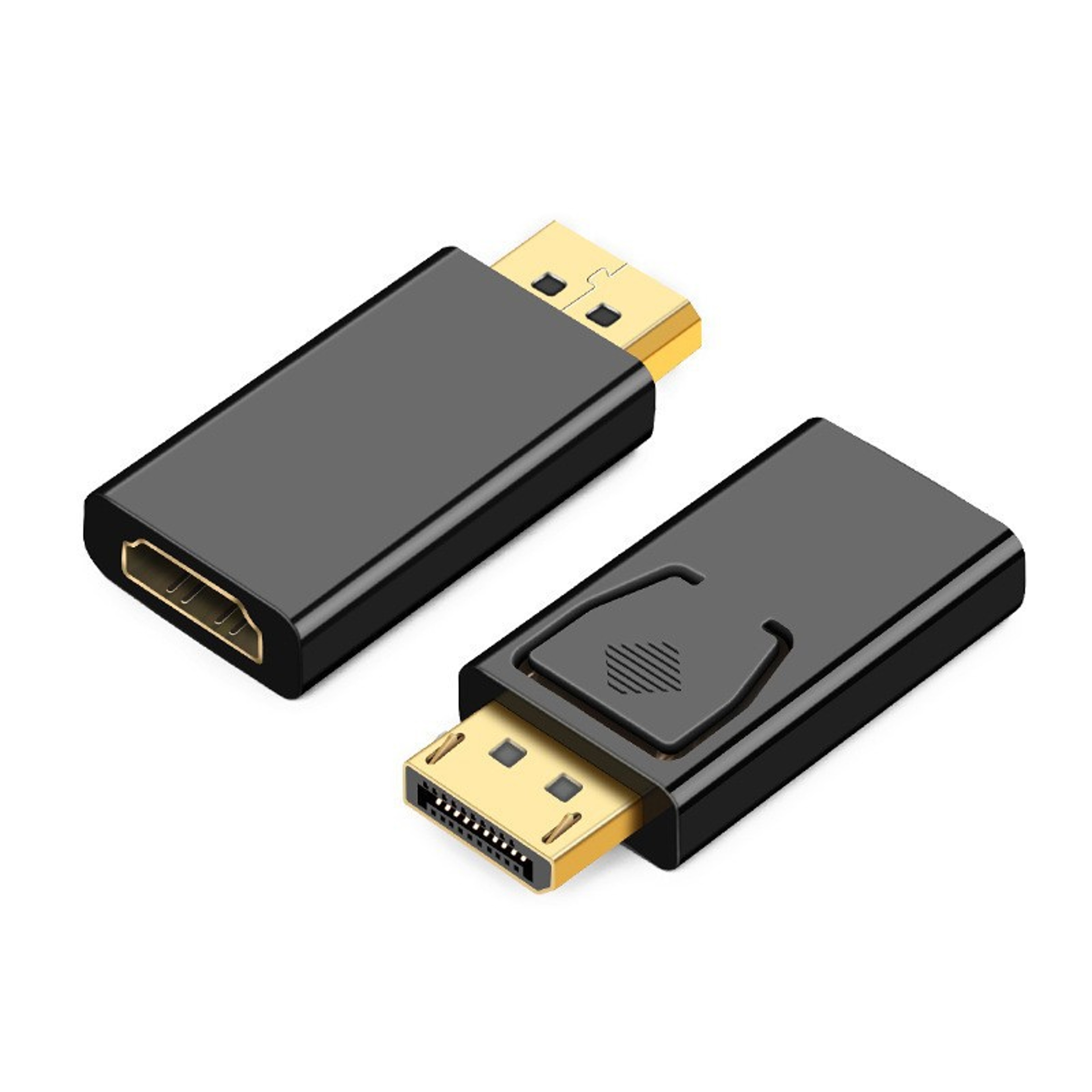 Displayport To DP To HDMIcompatible Converter HDTV Monitor Audio Video Adapter For Computer Systems 1