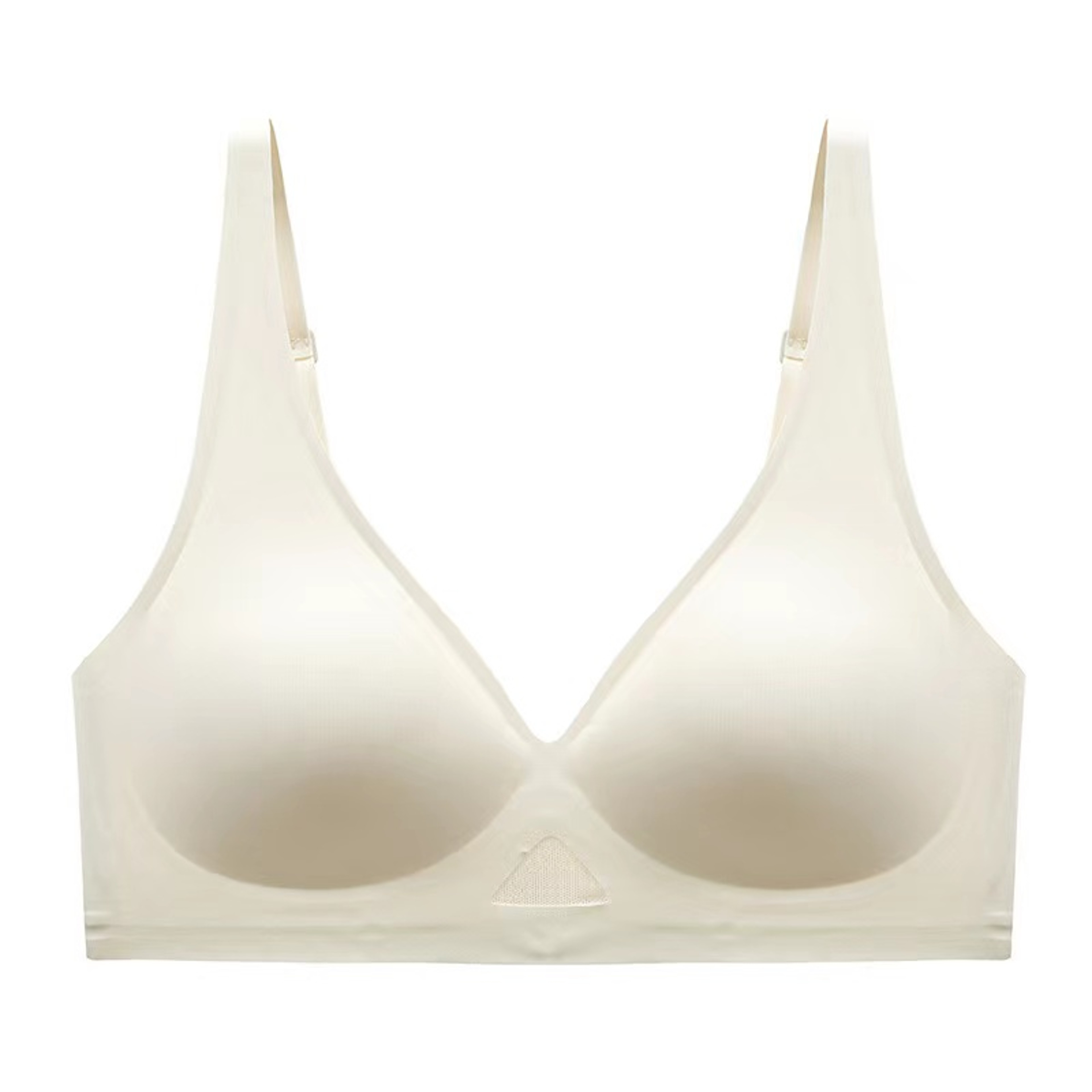 Push Up Bra For Women Seamless Uback Nonwire Brasiere Invisible Underwear Breathable Mesh VNeck Sex 4