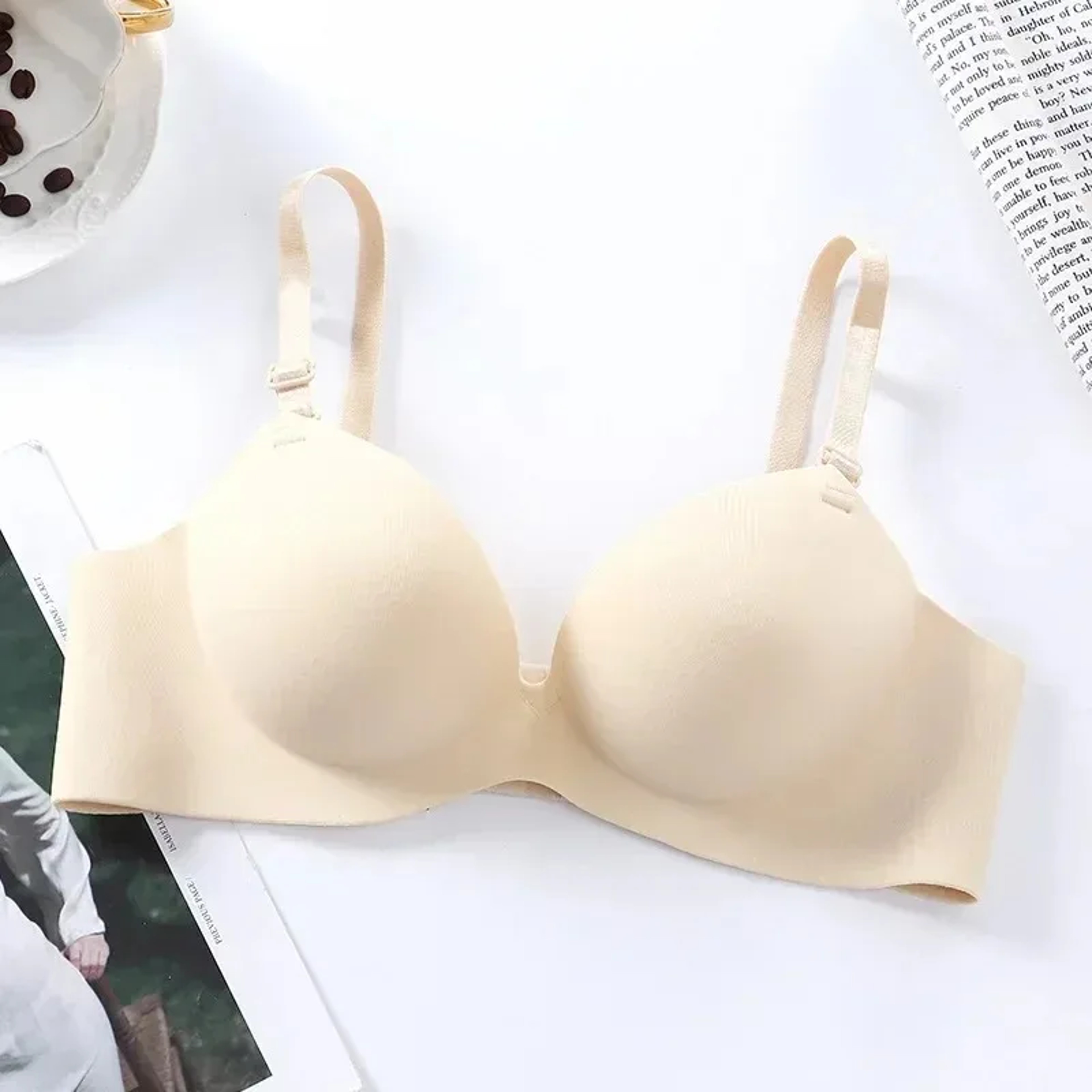 Sexy Push Up Women Seamless Bra Bralette No Wire Breathable Wireless 34 Cup Lingerie For Girls 0