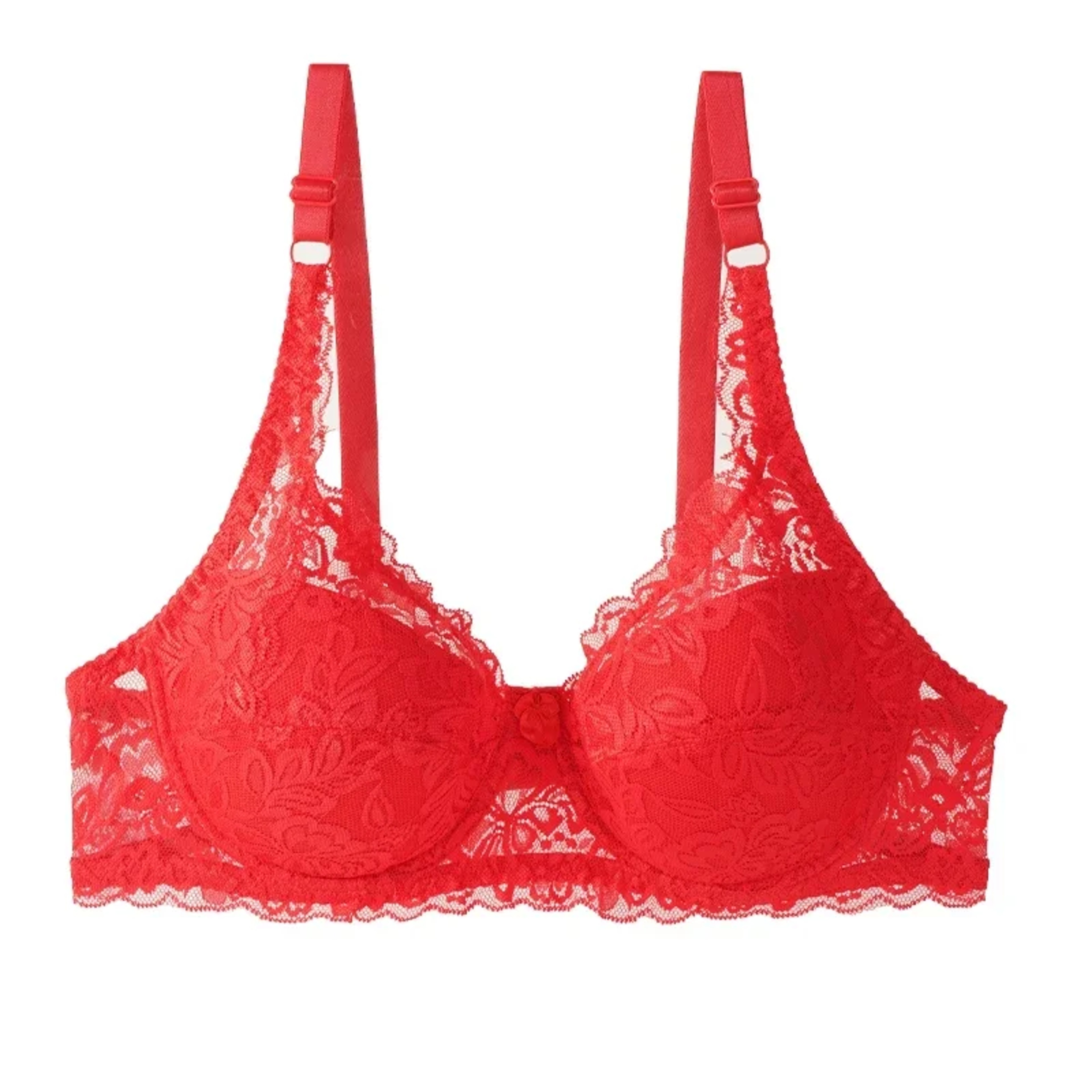 Sexy Lace Thin Bra With Underwire Plus Size Traditional Lace Bra Steel Ring Gathering Breast Underw 3