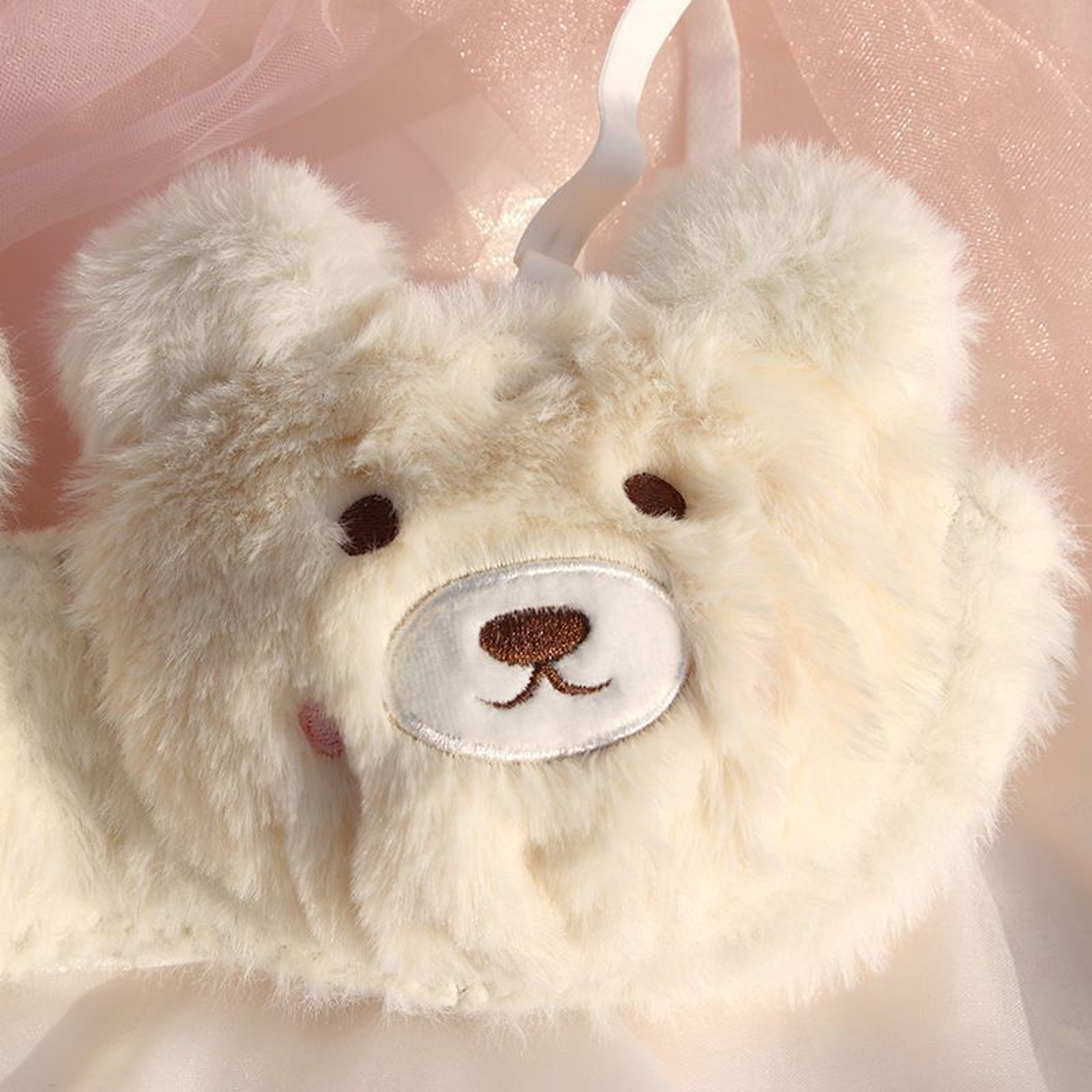 Cute Japanesestyle Plush Winter Bra With A Rabbit And A Bear Soft No Underwire Design For Relaxed F 6