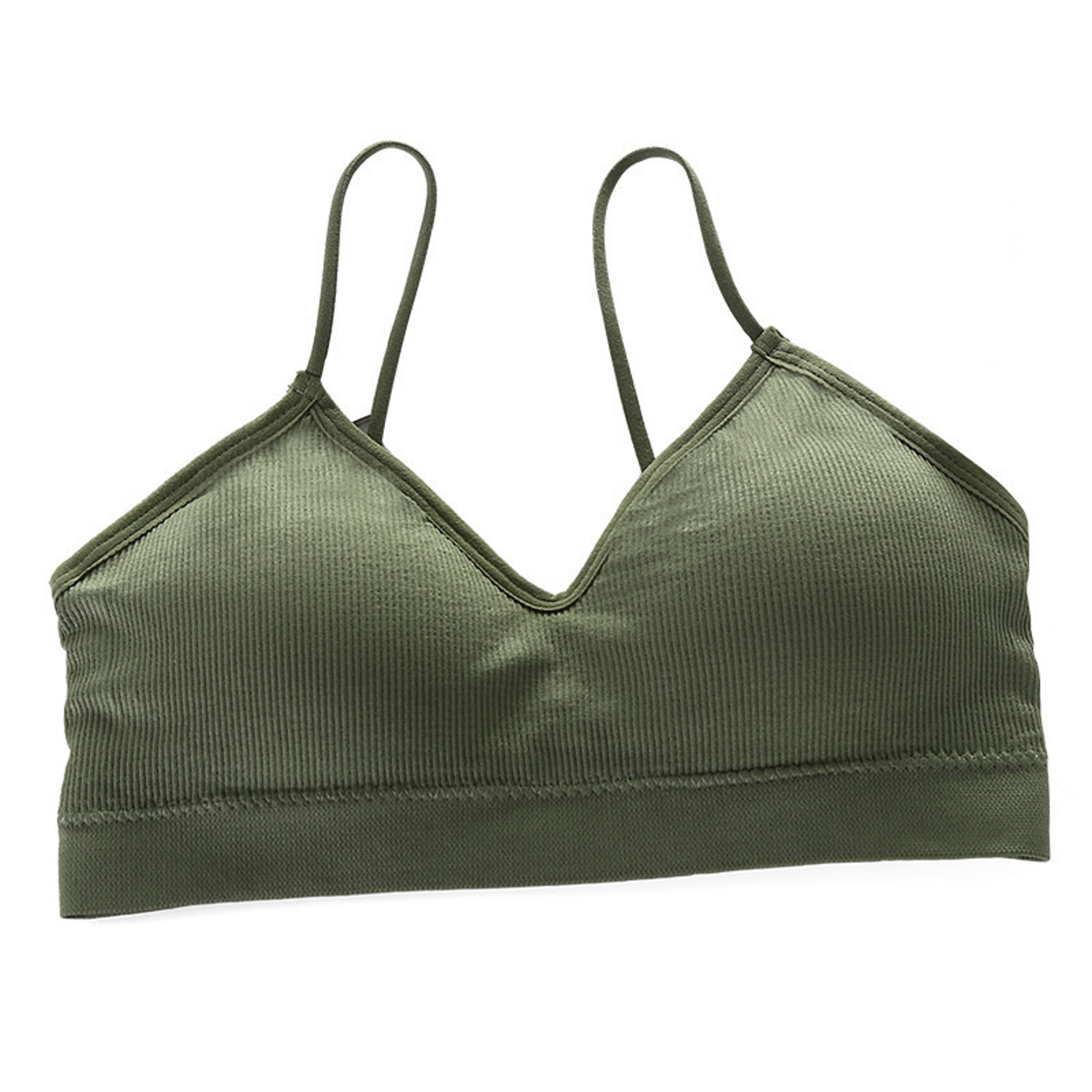 Elastic Padded Gym Running Bra Women Sports Bras Fast Dry Solid Color Fitness Yoga Sport Breathable 10