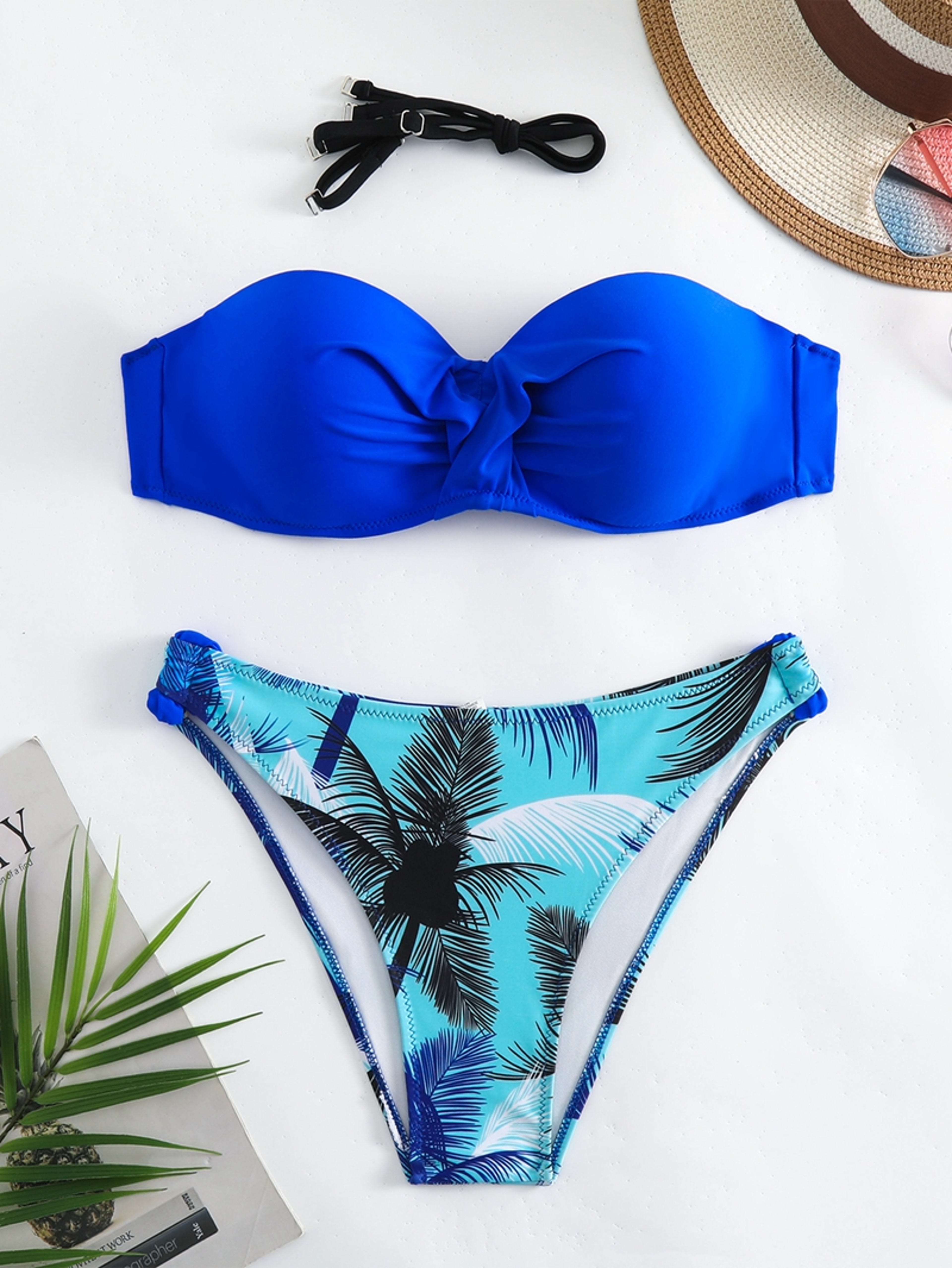 Sexy Low Waist Bottom Swimwear Push Up Top Women Bikinis Set Female Swimsuit Bathing Suit Beachwear 3