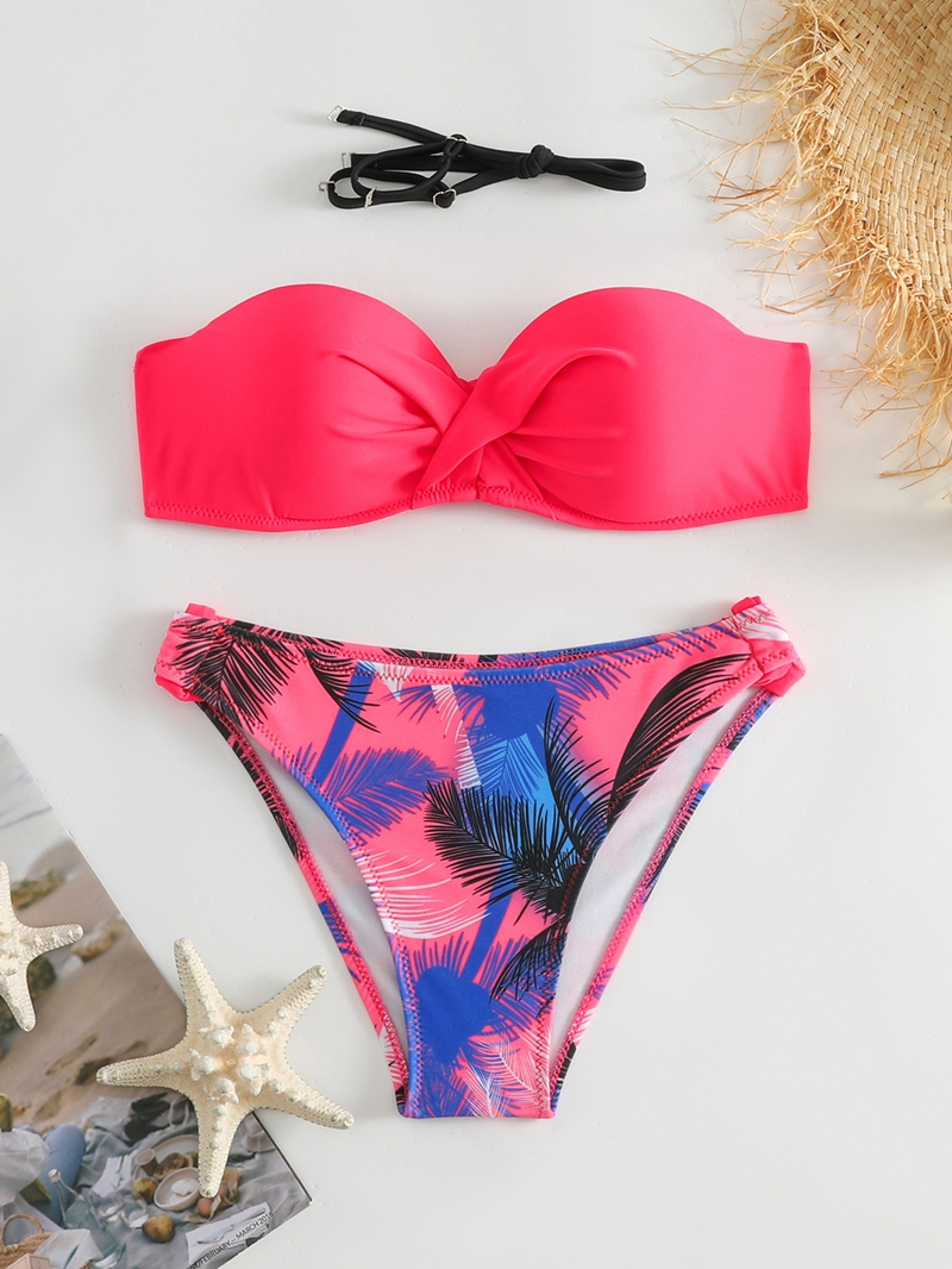 Sexy Low Waist Bottom Swimwear Push Up Top Women Bikinis Set Female Swimsuit Bathing Suit Beachwear 6