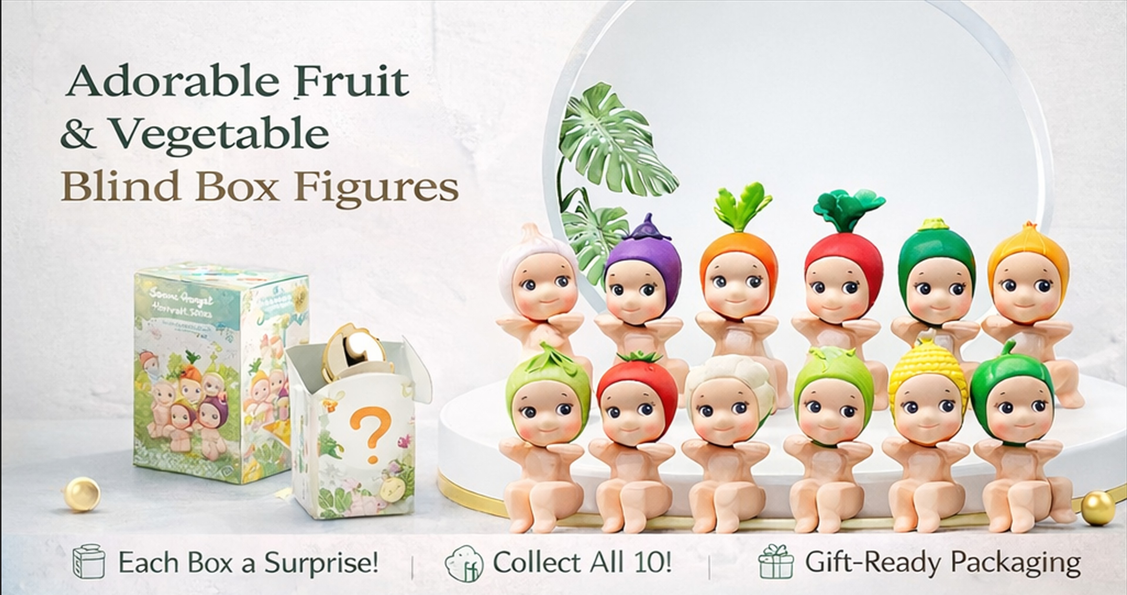 Sonny Angel Harvest Series Blind Box Fruit Vegetable Figures, Cute Doll Ornament for Kids – view 10
