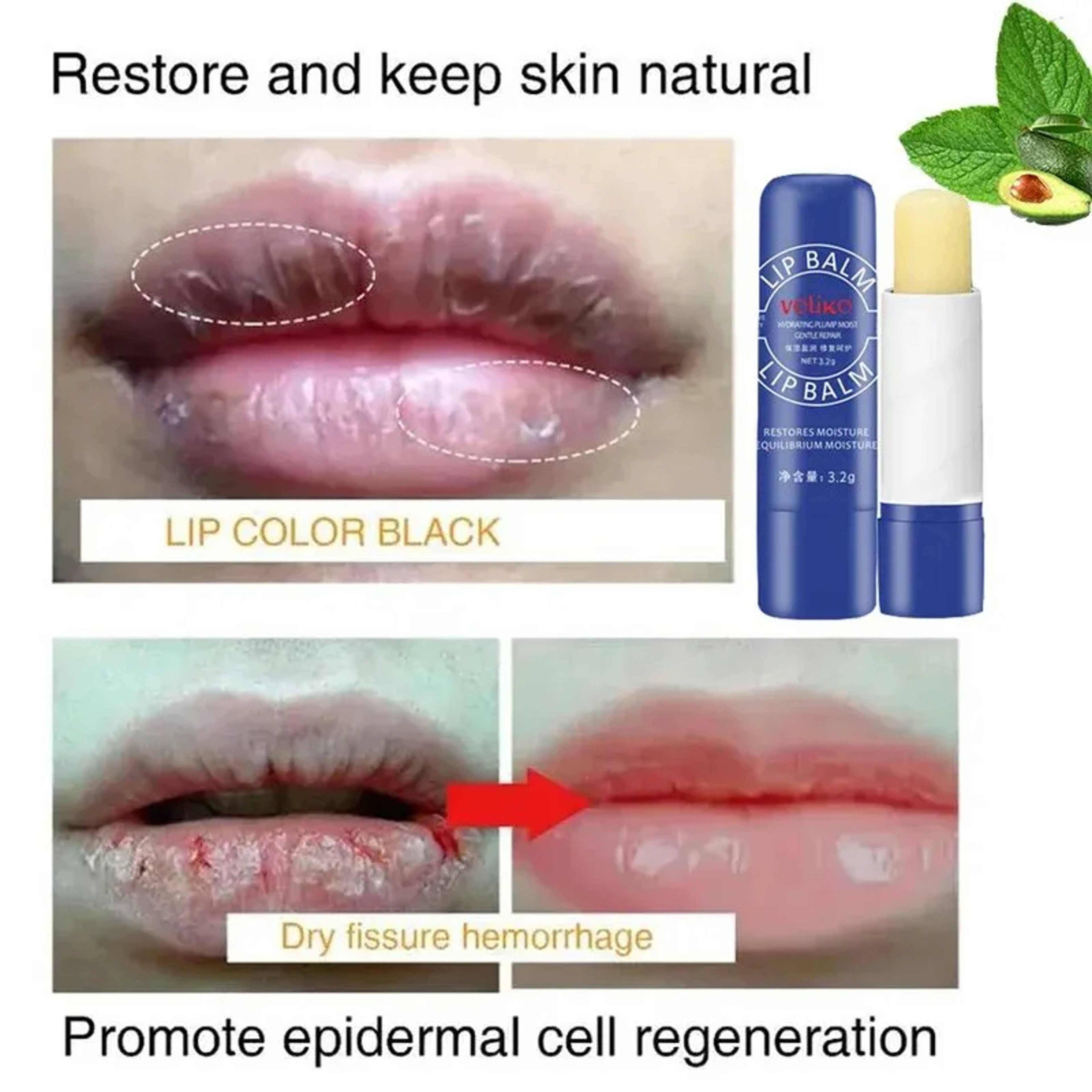 Lip Balm Remove Dark Moisturizing Lightening Melanin Mask Gloss Oil Exfoliating Clean Care 4